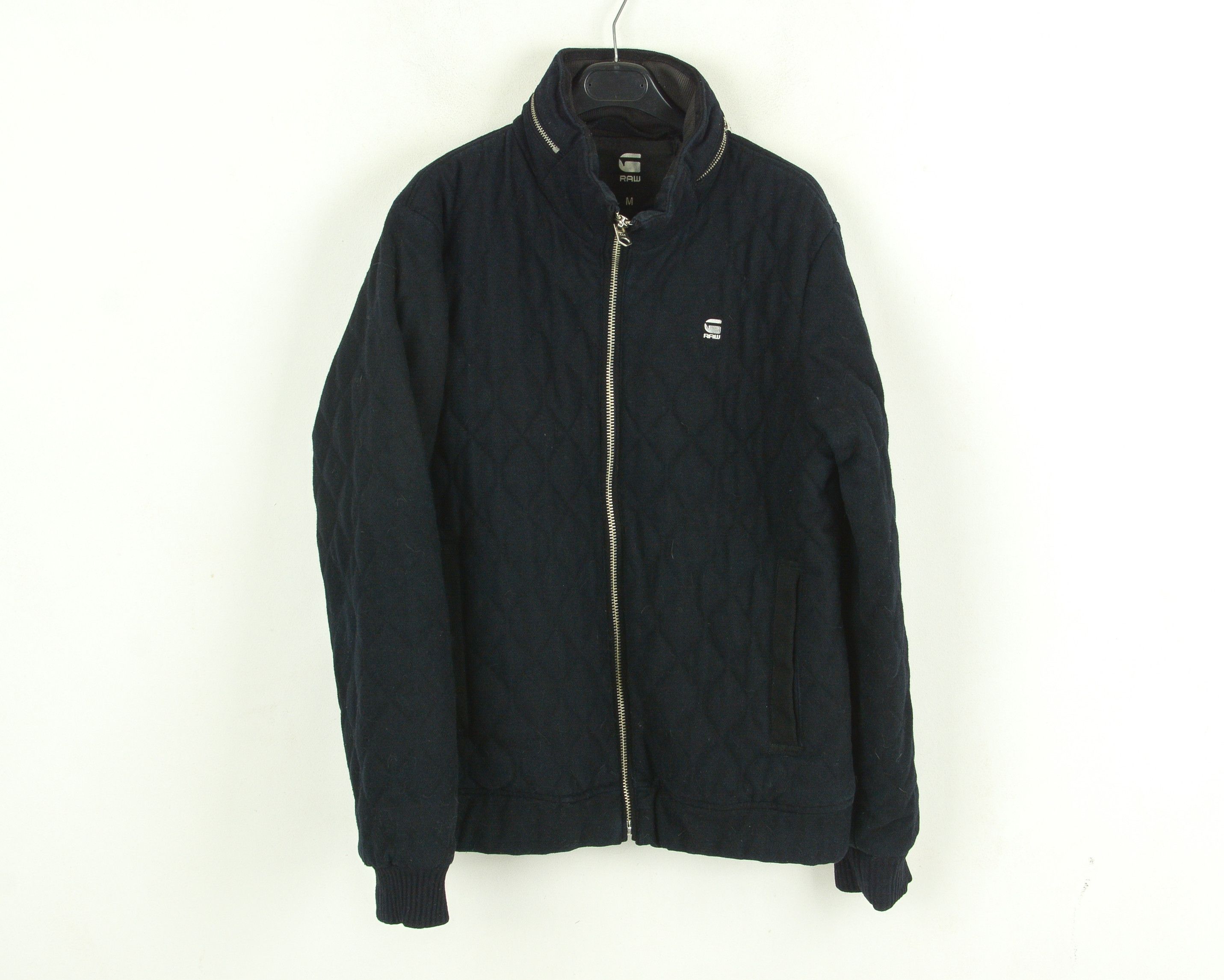 G-Star Correct Quilted Overshirt M Jacket Hidden Hood Full Zip Coat Size US M / EU 48-50 / 2 - 1 Thumbnail