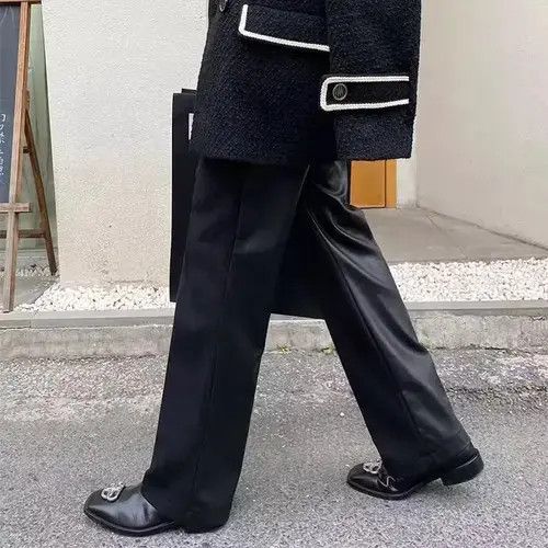 Japanese Brand × Vintage Leather pants Size US 34 / EU 50 - 4 Thumbnail