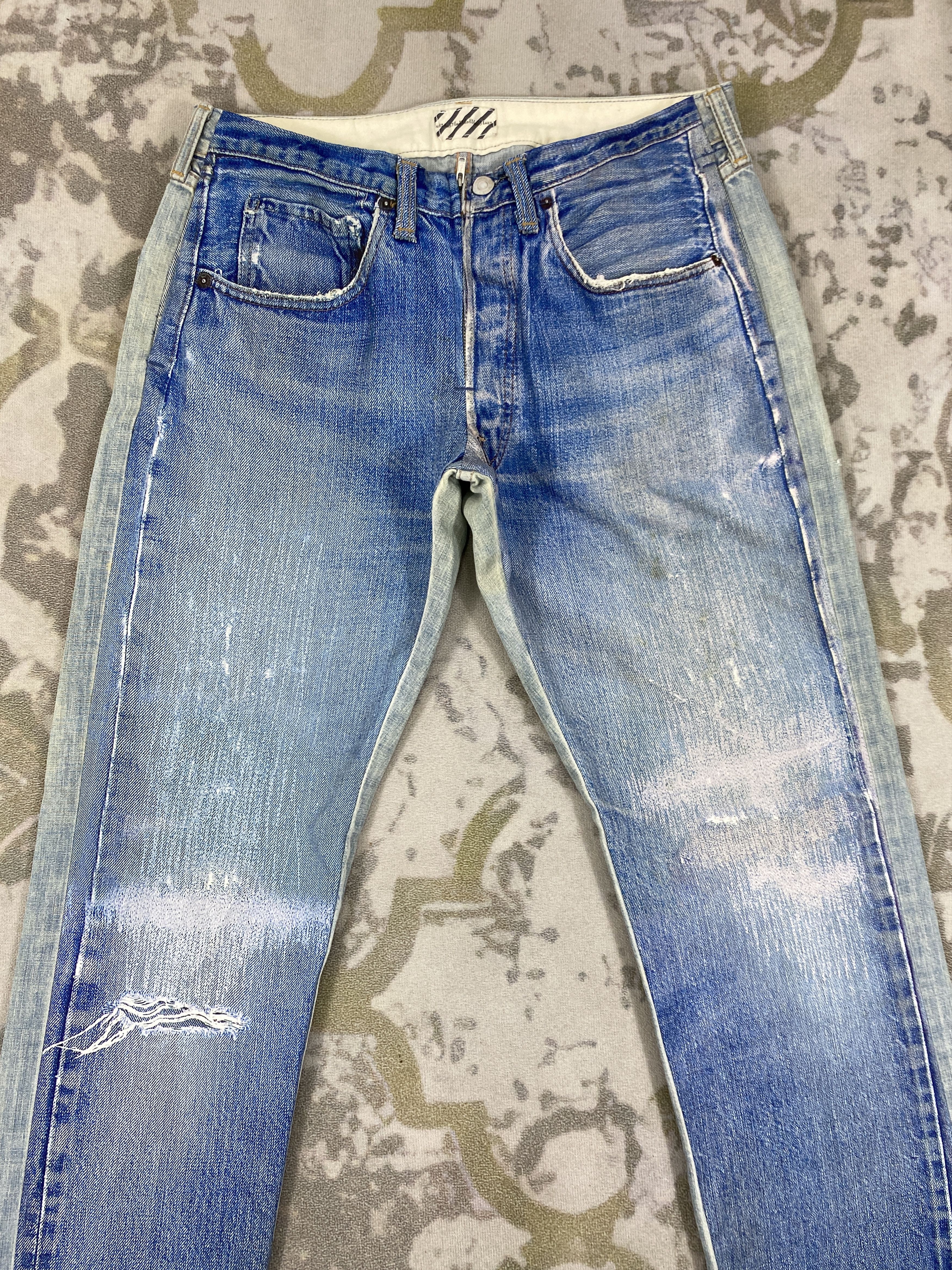 Kapital Japanese Brand Distressed kapital style Jeans 32x31 - JN3553 Size US 32 / EU 48 - 3 Thumbnail