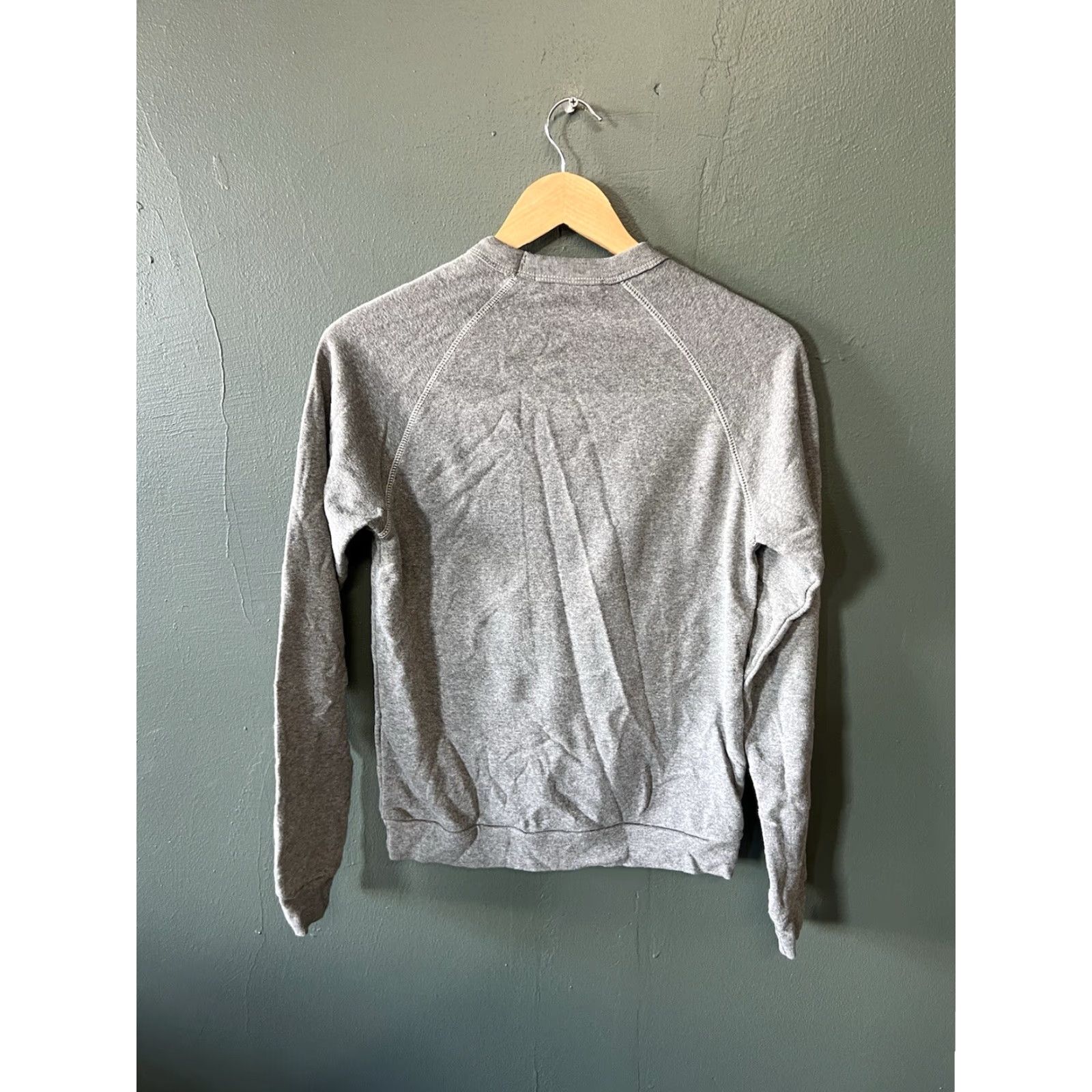 Vintage Bow & Drape Sweatshirt Womens Gray Had Me at Merlot Pullover Size S Size S / US 4 / IT 40 - 2 Thumbnail