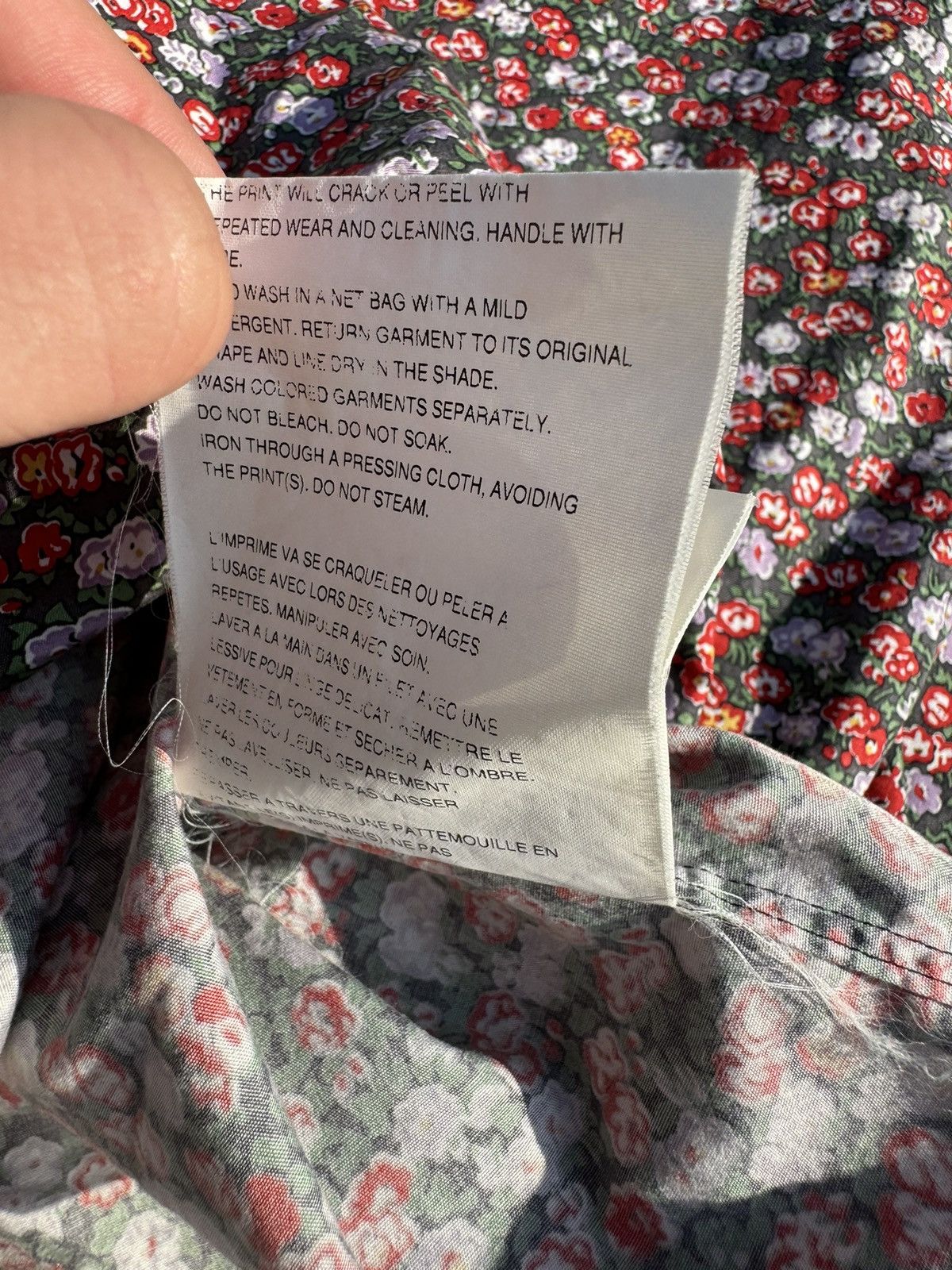 Junya Watanabe SS02 Junya Watanabe Watermelon Button Up