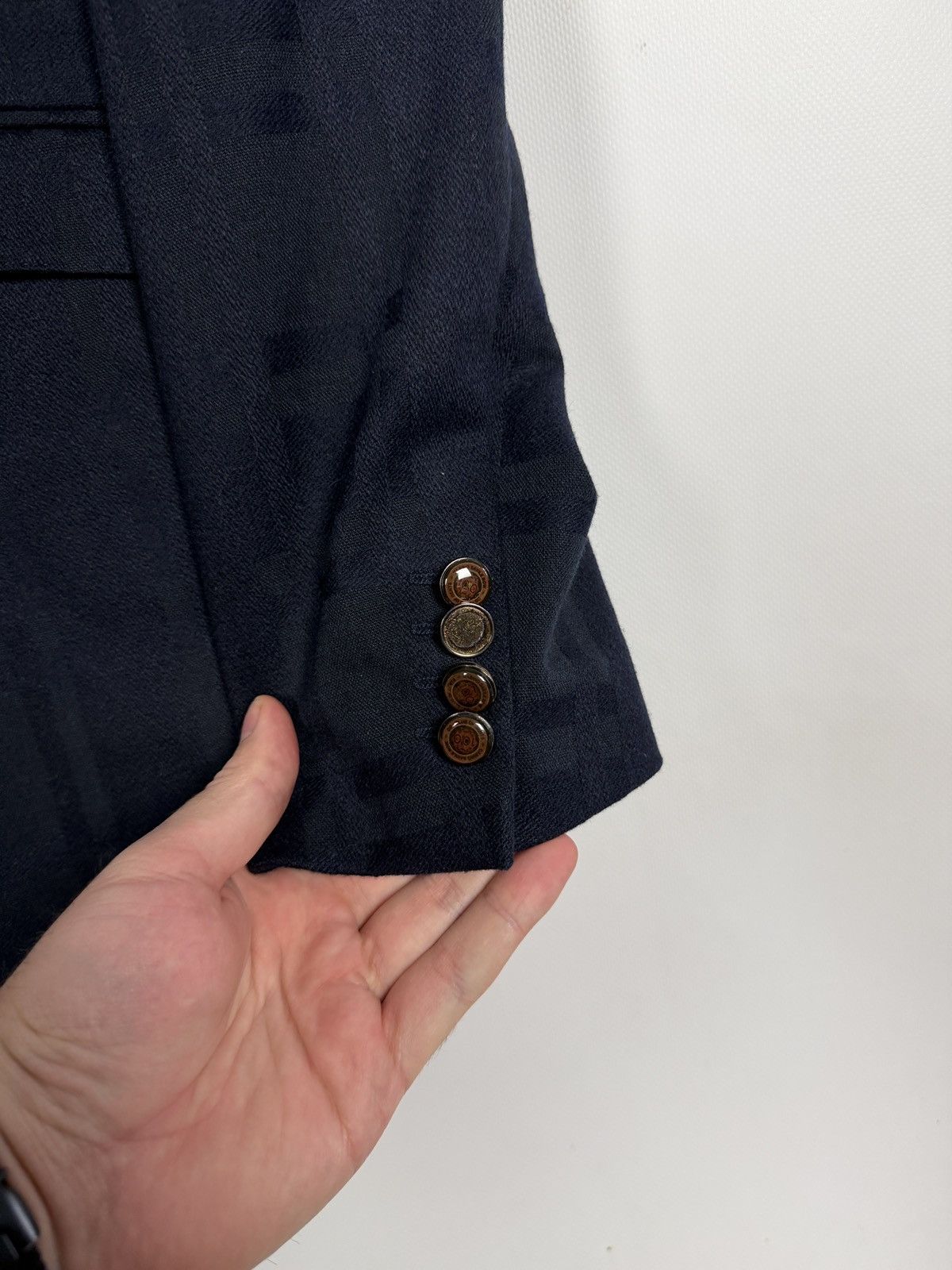 Savile Row Savile Row Wool Single Button Blazer Jacket Slim Size 52 Size 42R - 6 Thumbnail