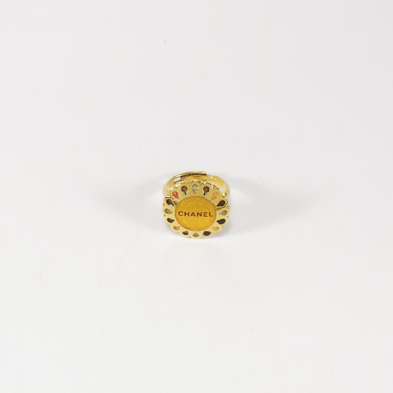 Chanel Chanel Flower Letter Logo Vintage Ring Size 12 -z2505 Size ONE SIZE - 2 Thumbnail