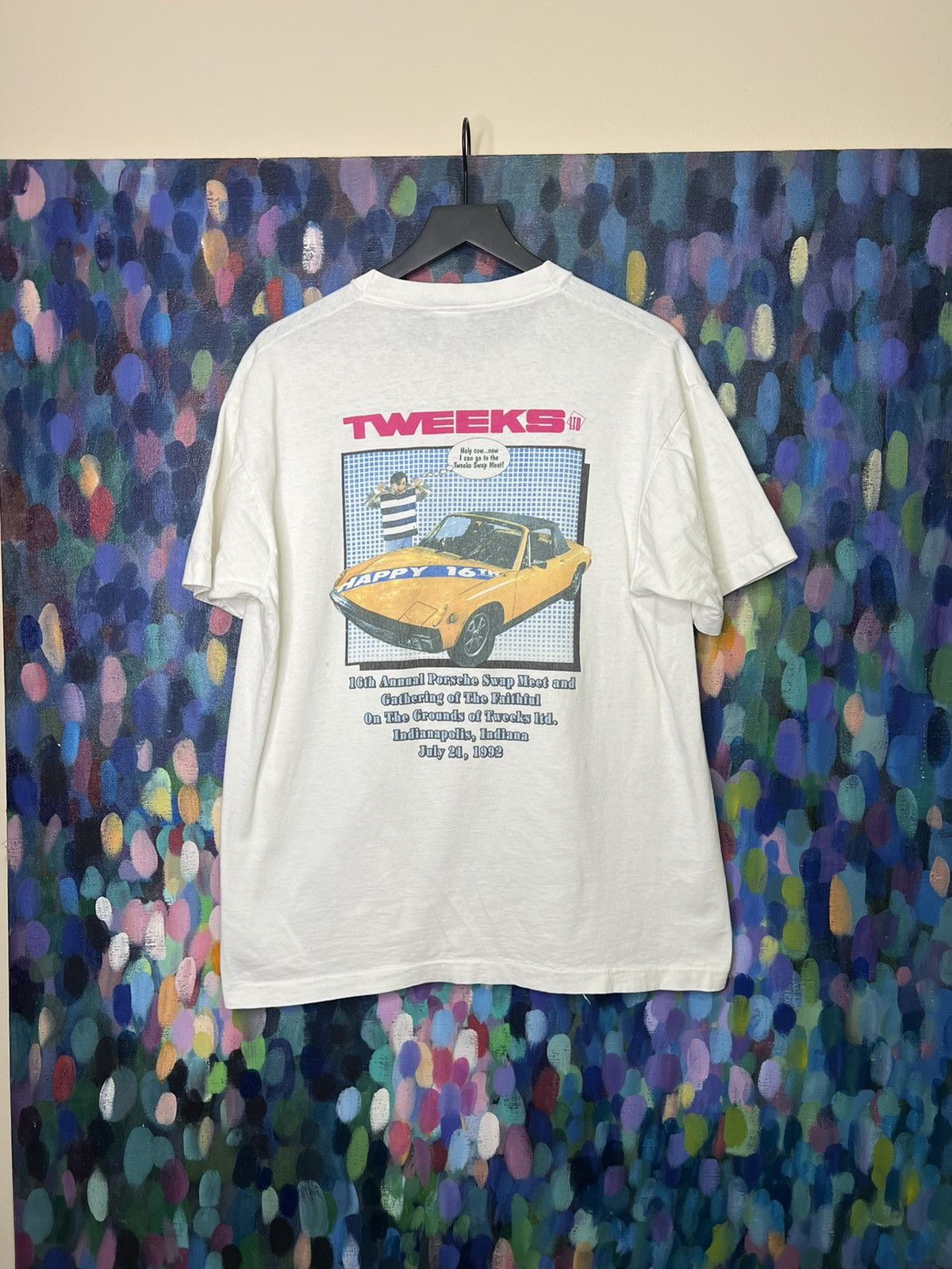 Vintage Vintage 90s Tweeks Swap Meet Porsche Tshirt Size XL | Grailed