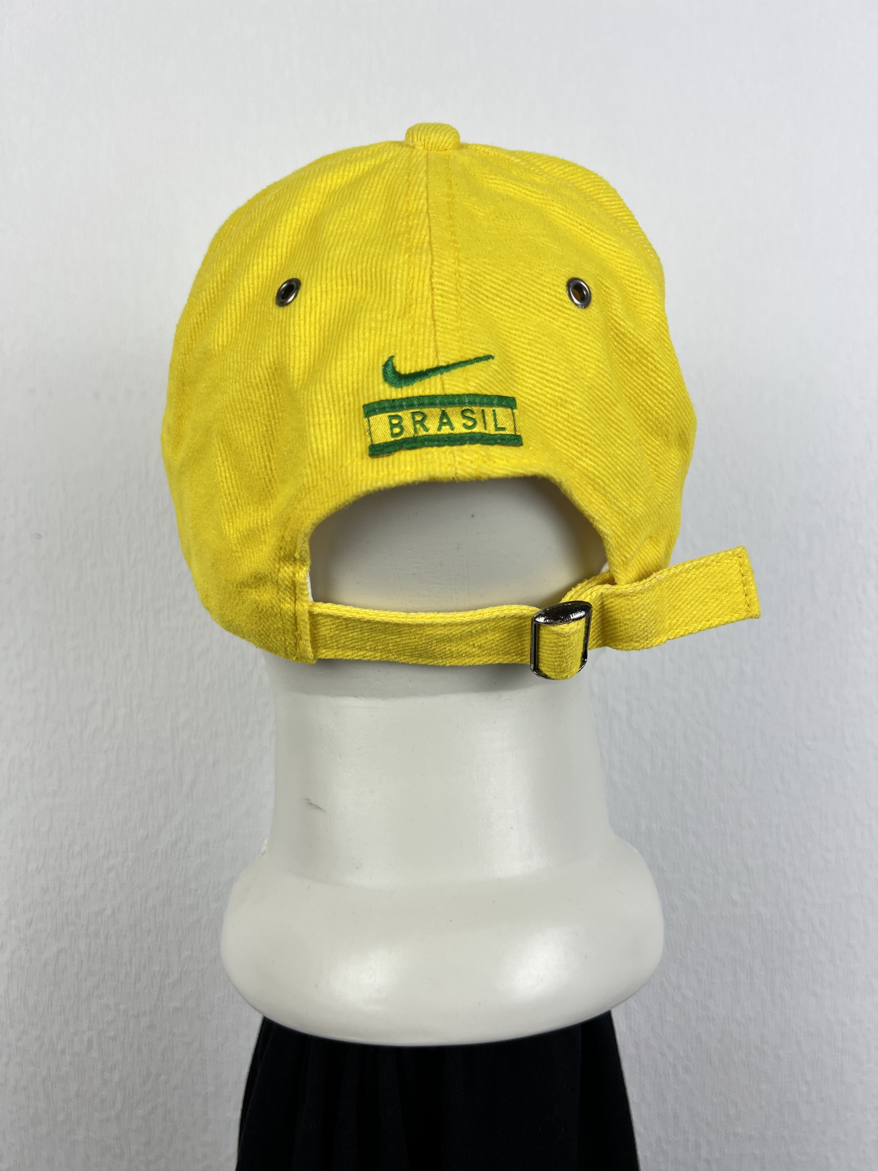 Nike Vintage 2000's Nike Brazil Football Soccer Rare Cap Hat Size ONE SIZE - 5 Thumbnail