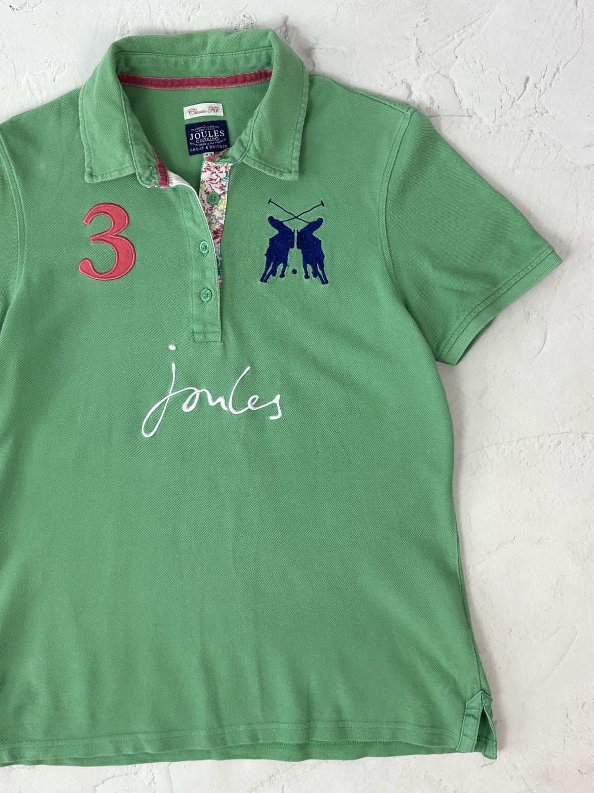 Polo Ralph Lauren Vintage Joules Classic Fit Green Polo Size M / US 6-8 / IT 42-44 - 3 Thumbnail