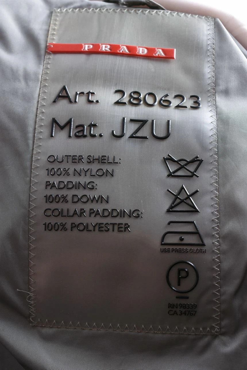 Prada Women's Prada Art. 280623 Down Puffer Jacket Nude Pink Beige Size US M / EU 48-50 / 2 - 8 Thumbnail