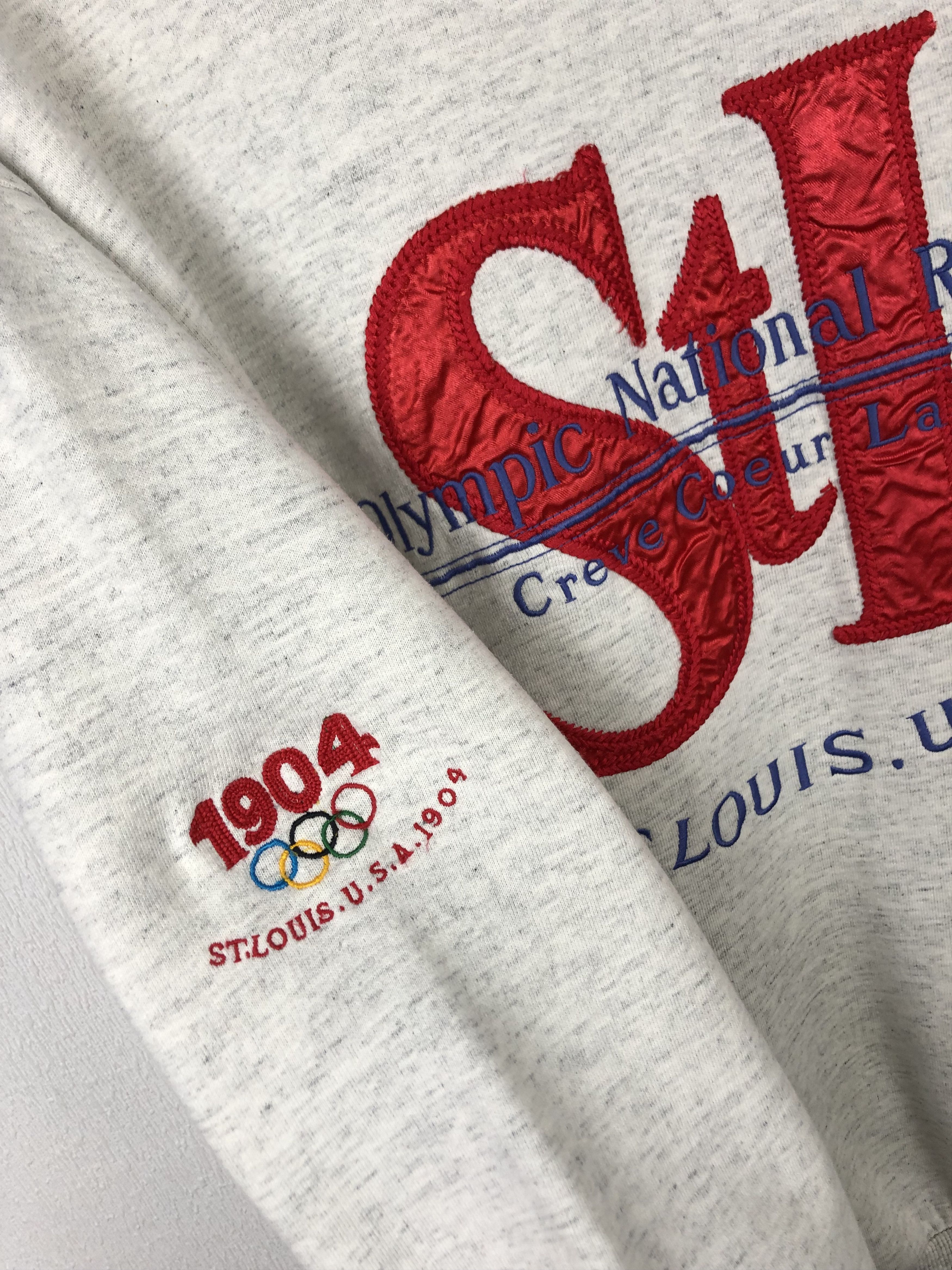 Adidas Vintage Adidas Saint Louis Olympic Sweatshirt Crewneck Size US L / EU 52-54 / 3 - 5 Thumbnail