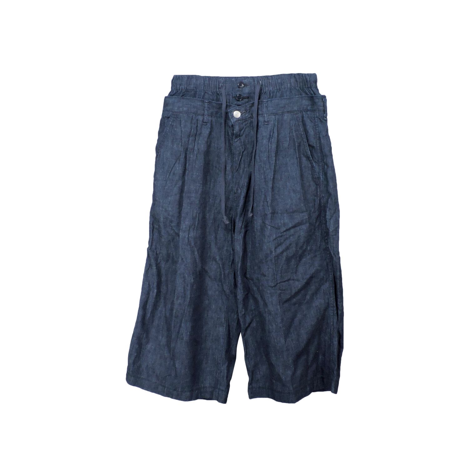 CABANE de ZUCCa ISSEY MIYAKE CABANE DE ZUCCA INDIGO DENIM PANTS Size US 30 / EU 46 - 1 Thumbnail