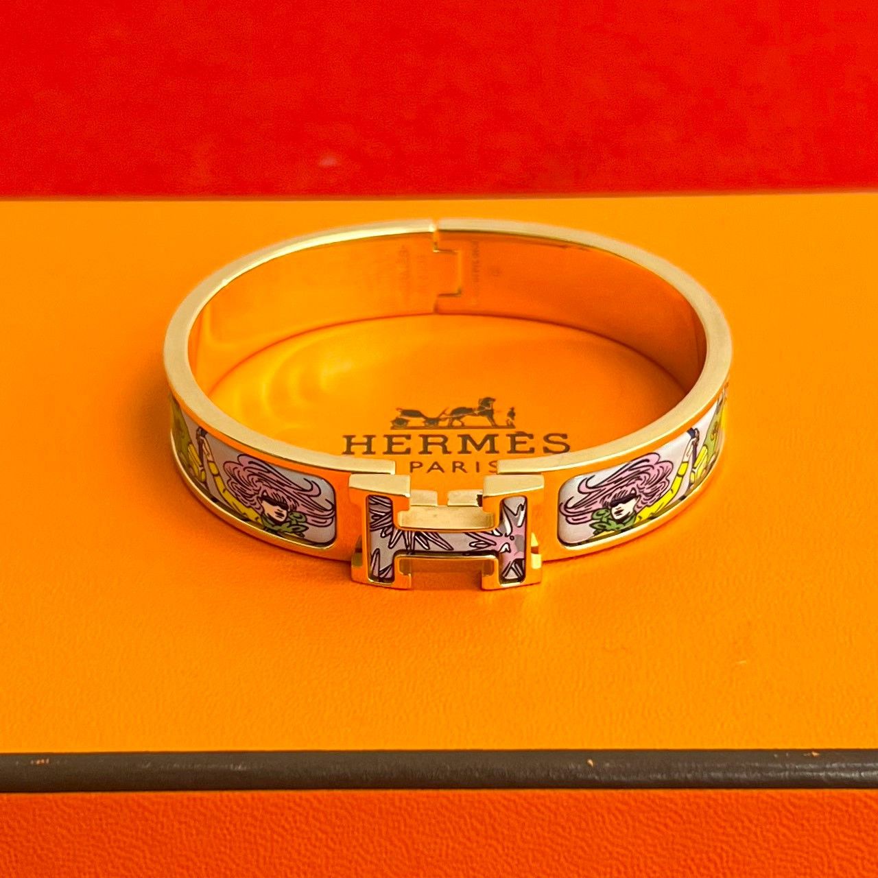 Hermes Hermes Hermes Click H Bracelet Size 17 Metal Bracelet DUTY FREE for USA Size ONE SIZE - 1 Thumbnail