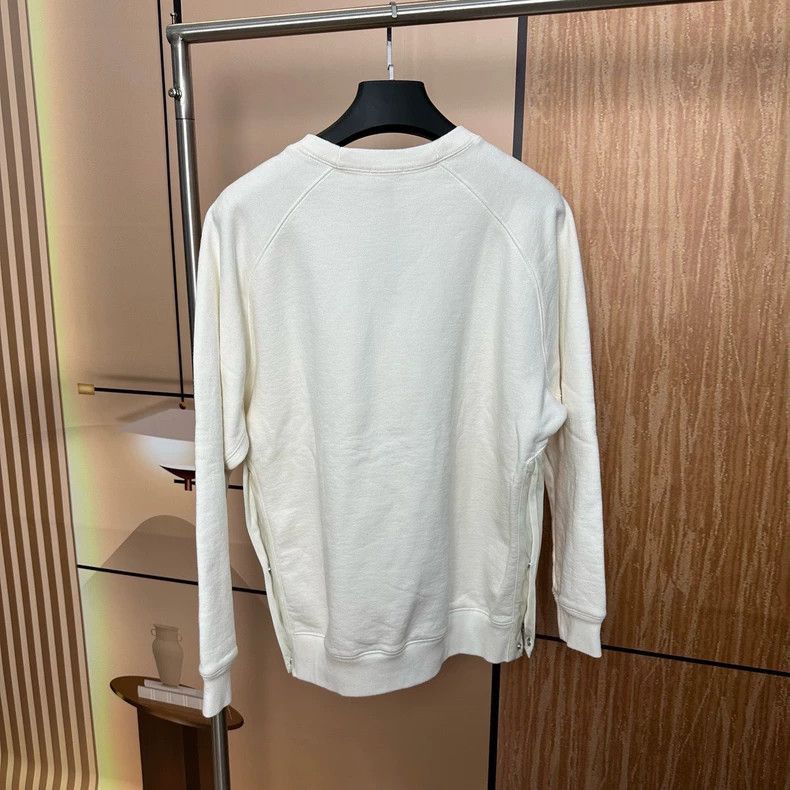 Dior Dior x Sacai White Deconstructed Sweatshirt-2505 Size US L / EU 52-54 / 3 - 2 Thumbnail