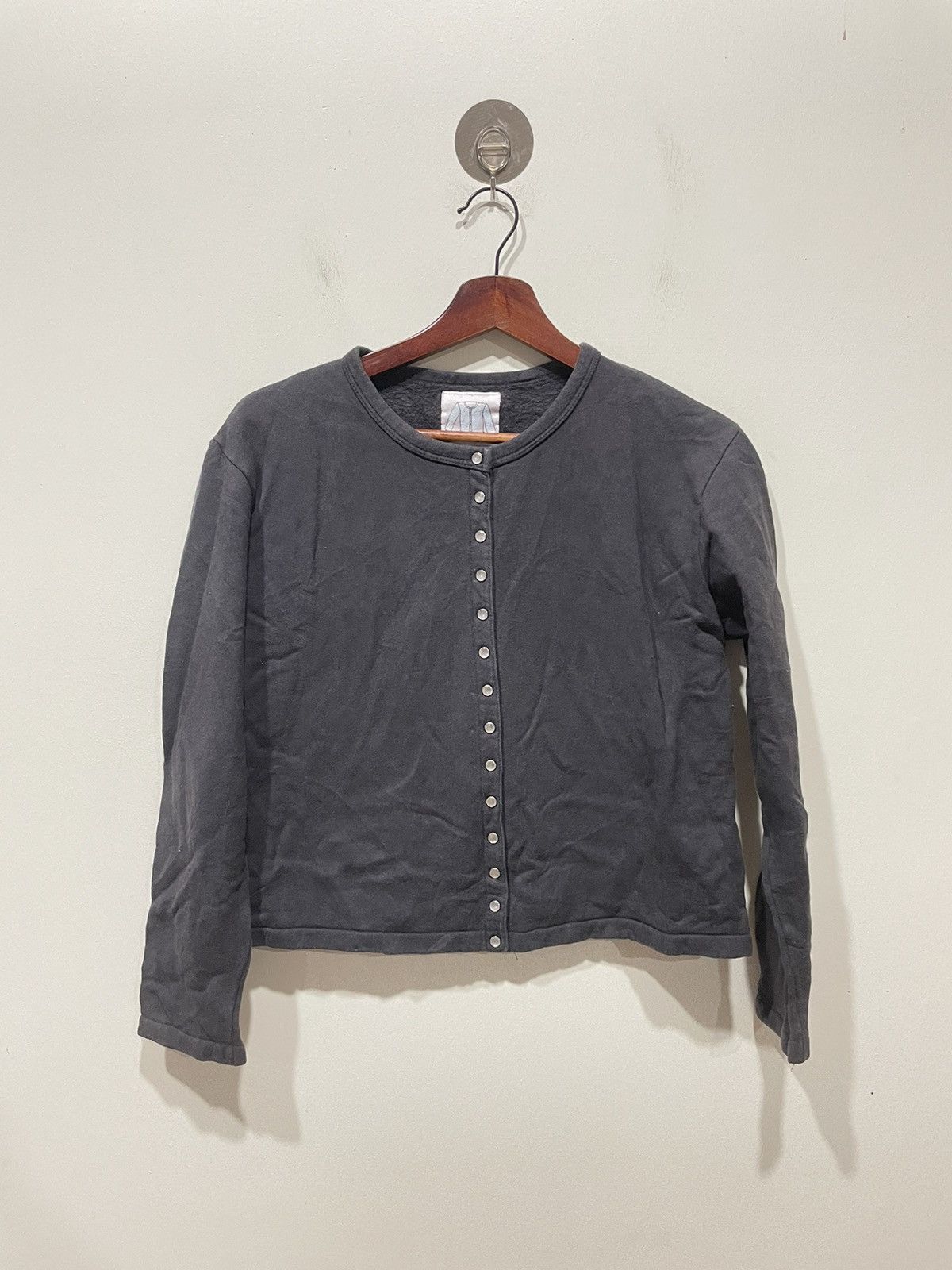 Japanese Brand × Vintage × agnes b. Agnes B. Snap Button Cardigan Size S / US 4 / IT 40 - 1 Thumbnail