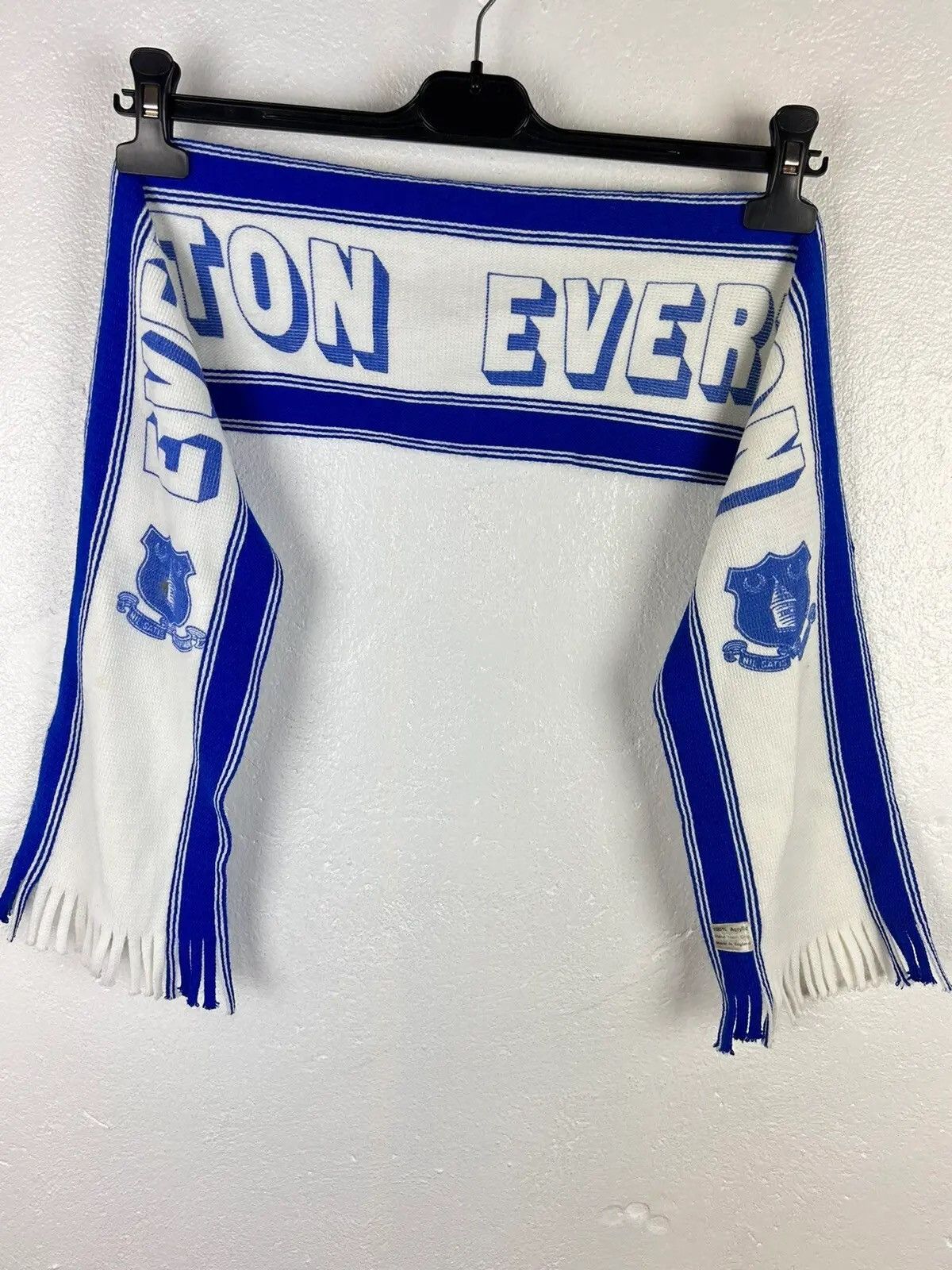 Vintage 90s Vintage Everton FC Soccer Football Fanwear Scarf Muffler Size ONE SIZE - 1 Thumbnail