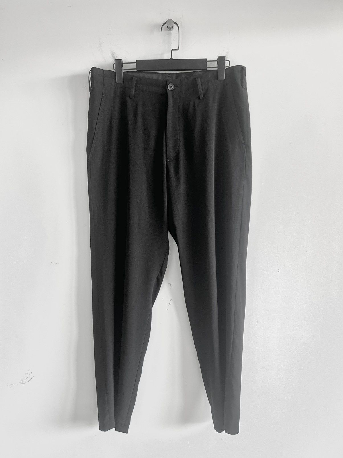 Yohji Yamamoto Yohji Yamamoto Pour Homme - TUXEDO SLIM PANTS Size US 30 / EU 46 - 9 Thumbnail