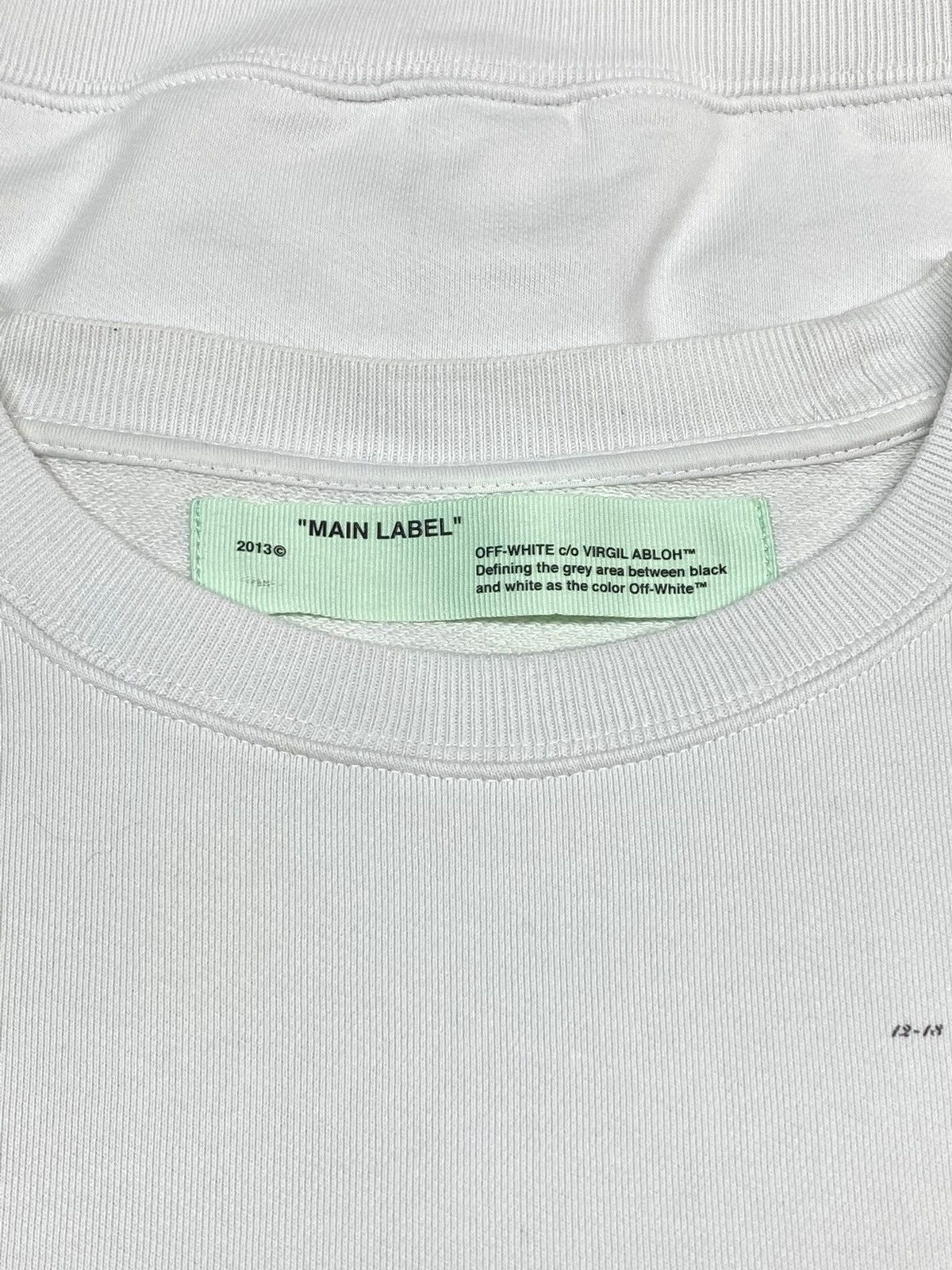 Off-White Off White Hanna Leaves Cropped Crewneck Size L / US 10 / IT 46 - 16 Thumbnail