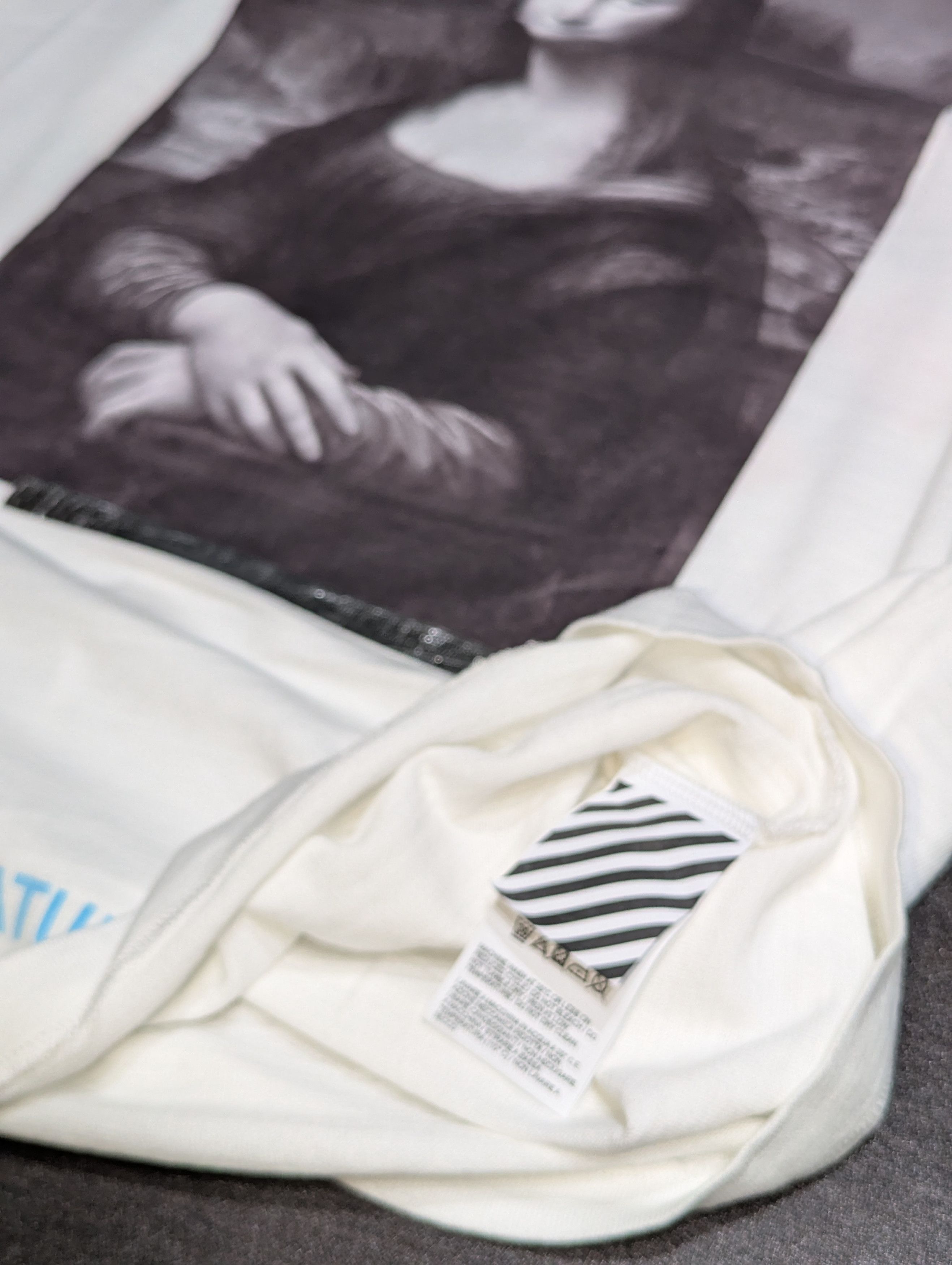 Off-White Virgil Abloh MCA Figures of Speech OFF-WHITE Mona Lisa Tee Size US XL / EU 56 / 4 - 11 Thumbnail