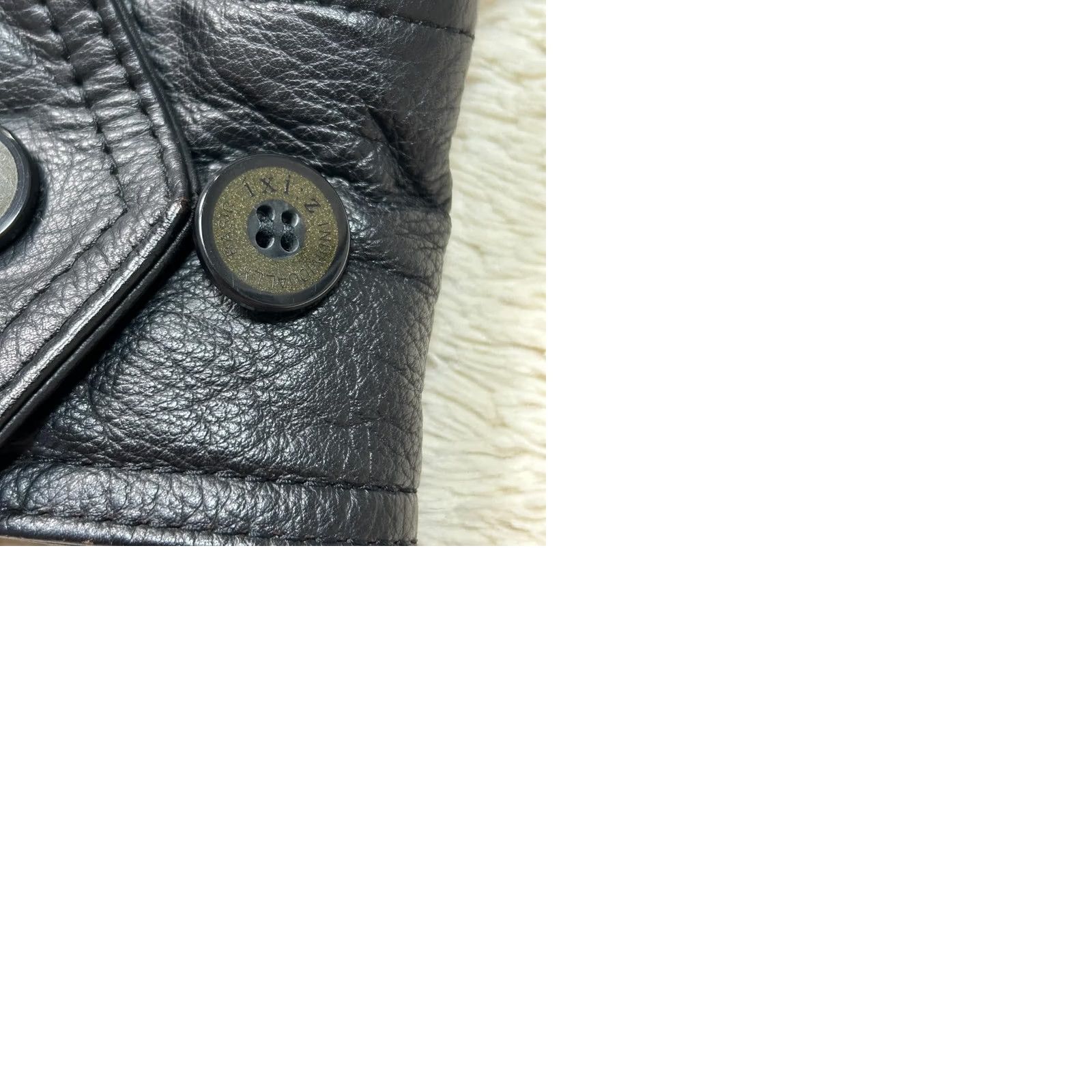 Vintage VINTAGE ixi:z Leather Jacket Ixi Z Sheepskin Men'S L Size Black Size US L / EU 52-54 / 3 - 9 Thumbnail