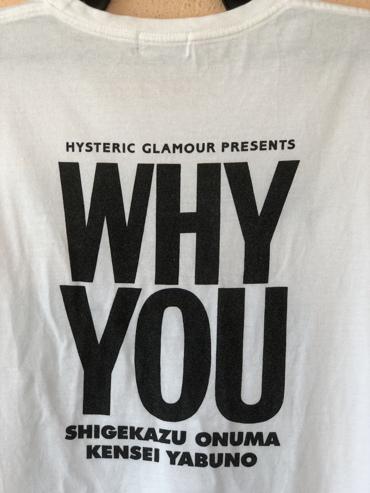 Hysteric Glamour × Japanese Brand Hysteric Glamour WHY YOU Rare Photo Tee Size US S / EU 44-46 / 1 - 8 Thumbnail