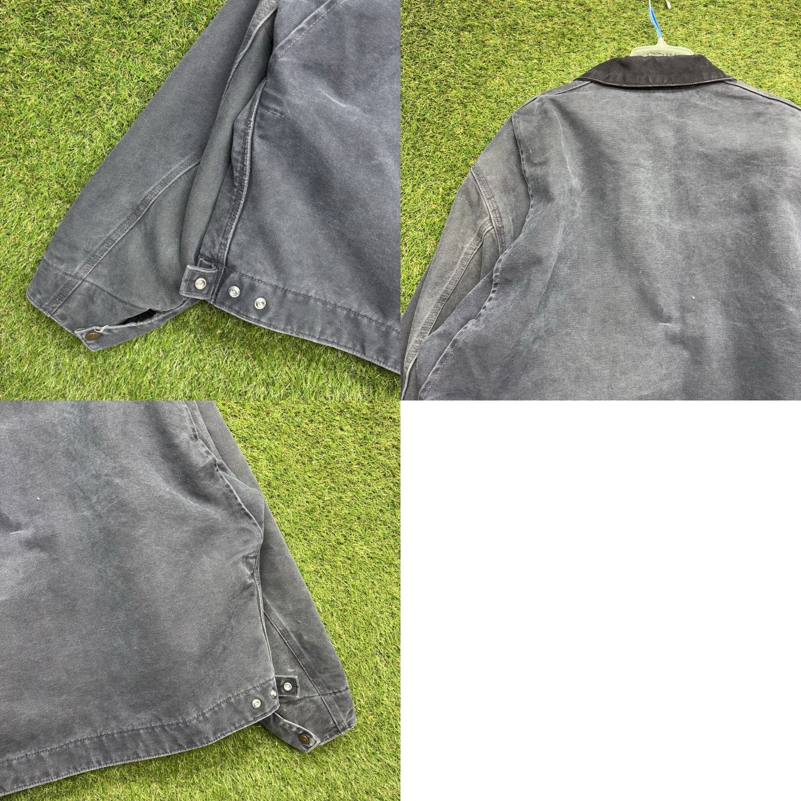 Carhartt VINTAGE Carhartt Detroit Jacket Mens XL Reg J97 PTL Zip Faded Workwear Gray/♦ 90s USA J97 PTL Bomber Jacket Mens XL Regular Size US XL / EU 56 / 4 - 9 Thumbnail