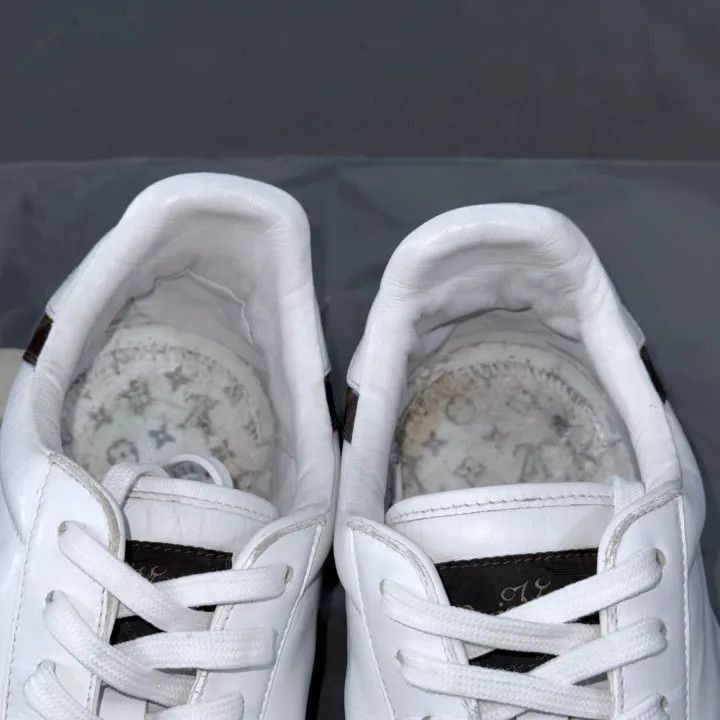Louis Vuitton Louis Vuitton Rivoli Low-Top Sneakers in White Brown -2508 Size US 8.5 / EU 41-42 - 4 Thumbnail