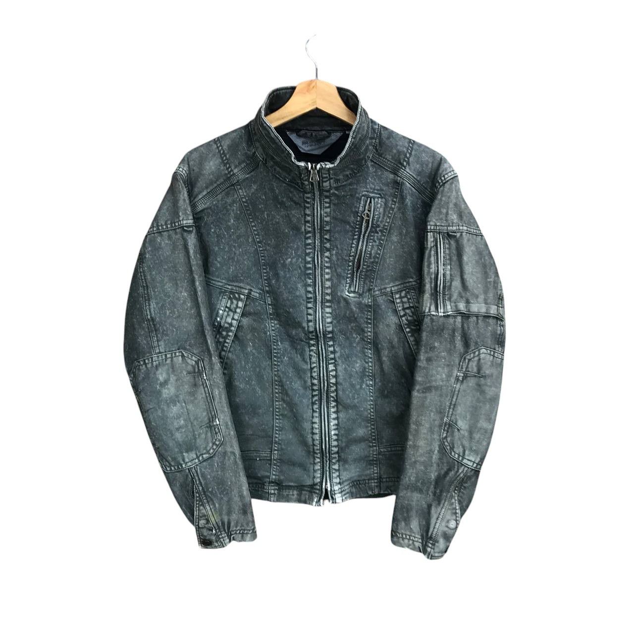 Japanese Brand JAPANESE FIELDCORE X NWZ WORKERS DISTRESSED BIKER JACKET Size US L / EU 52-54 / 3 - 11 Thumbnail