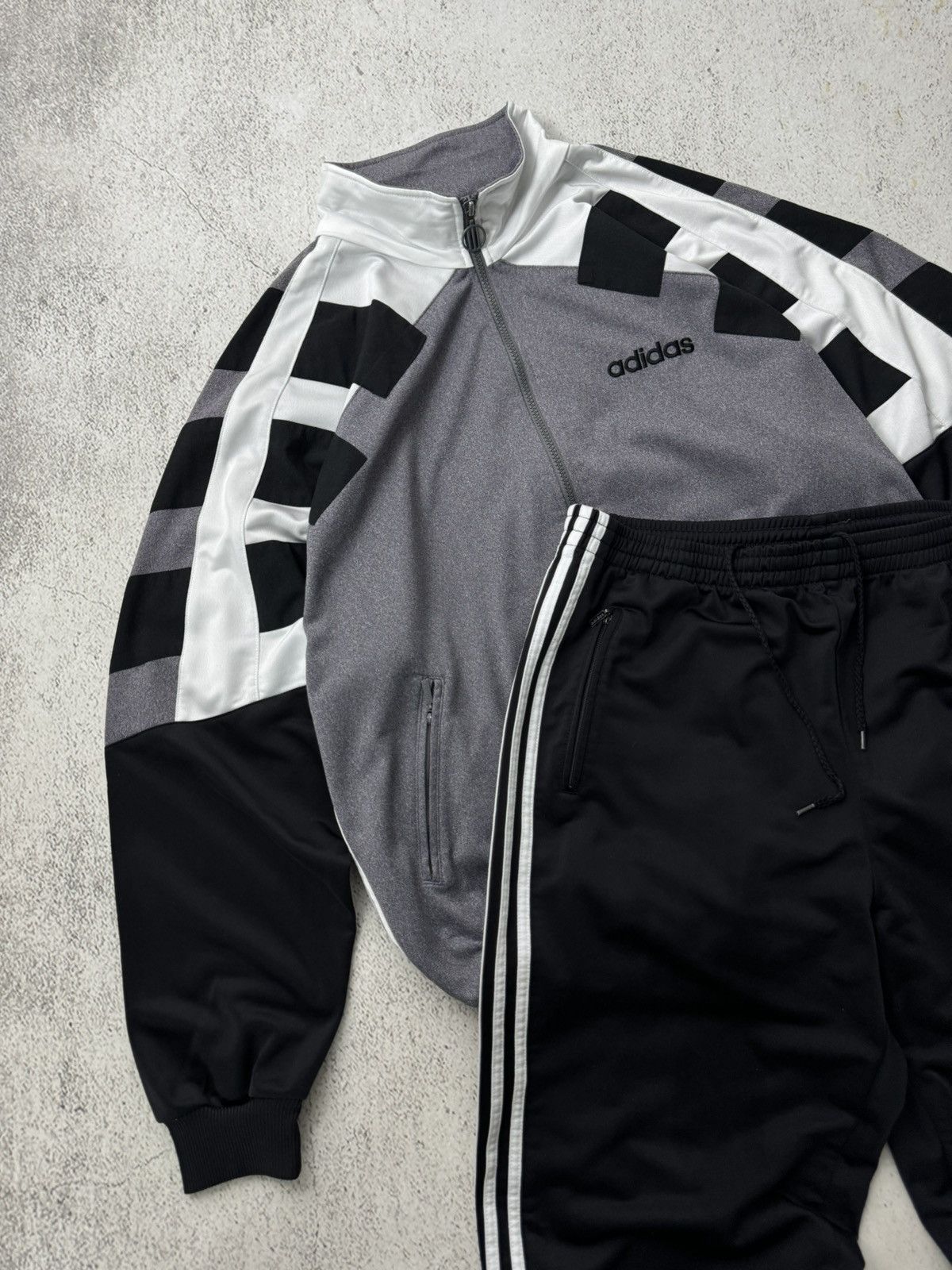 Adidas × Vintage Adidas Vintage Retro Track Suit Size US L / EU 52-54 / 3 - 7 Thumbnail