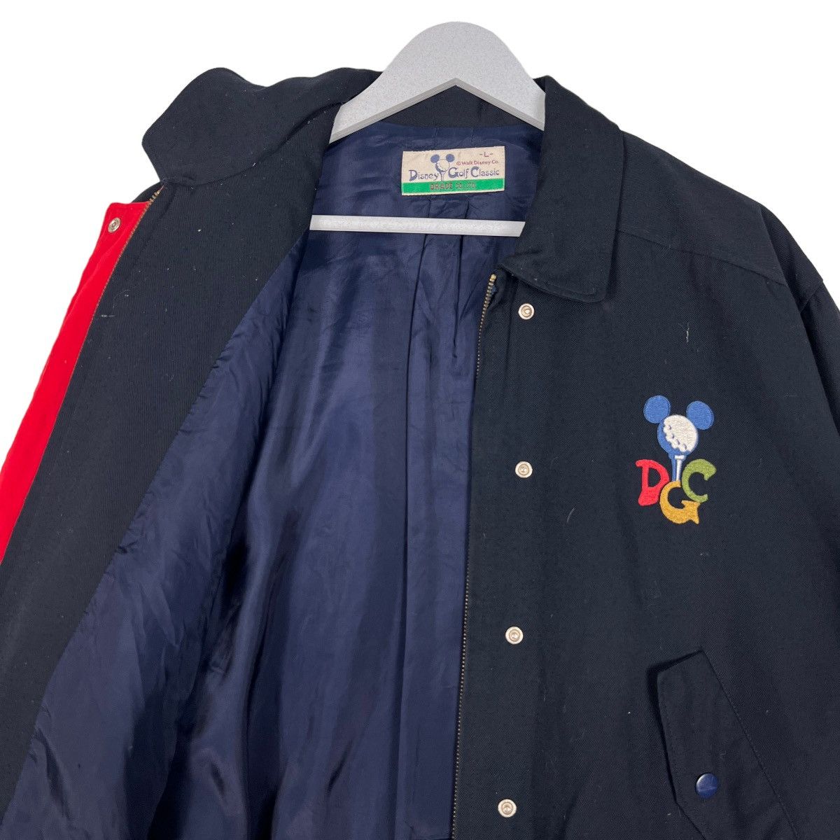Disney 🔥 VINTAGE DISNEY GOLF CLASSIC BOMBER JACKET Size US L / EU 52-54 / 3 - 10 Thumbnail