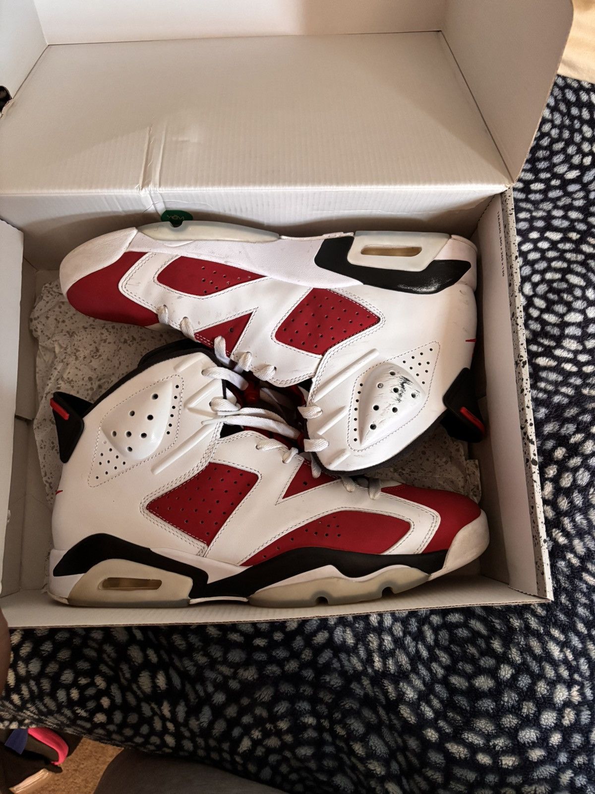 Jordan Brand Jordan 6 Carmine Size US 11 / EU 44 - 3 Thumbnail