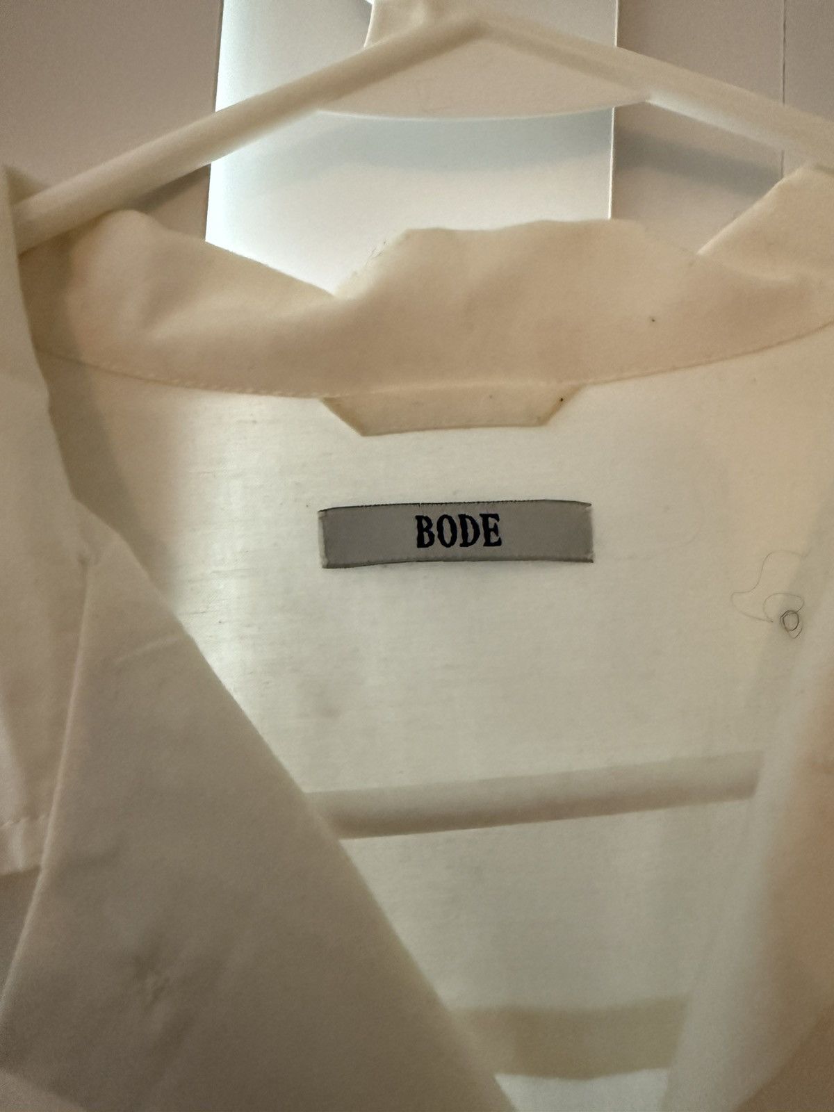 Bode Bode Short Sleeve Button-Up Shirt with Red Lace Size US L / EU 52-54 / 3 - 2 Thumbnail