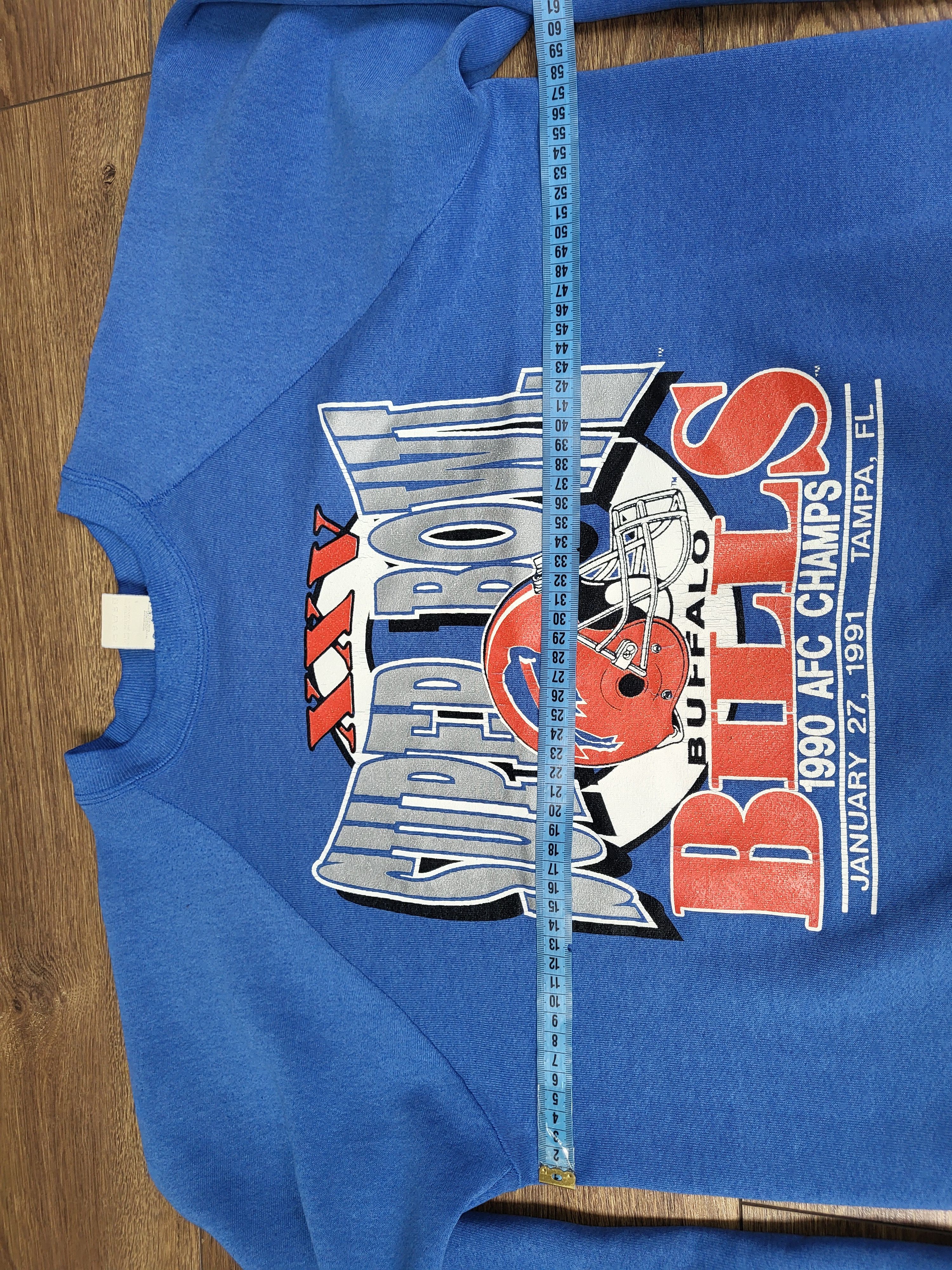 NFL Super Bowl XXV Buffalo Bills NFL 90s sweatshirt Size US XL / EU 56 / 4 - 13 Thumbnail