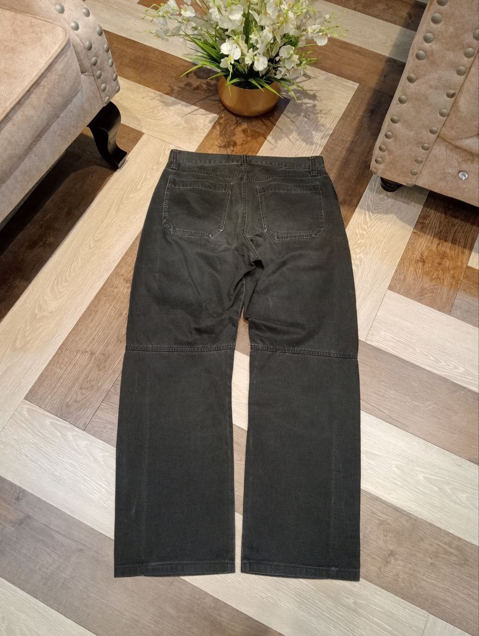 Uniqlo VINTAGE UNIQLO FADED BLACK BAGGY PANTS Size US 33 - 7 Thumbnail