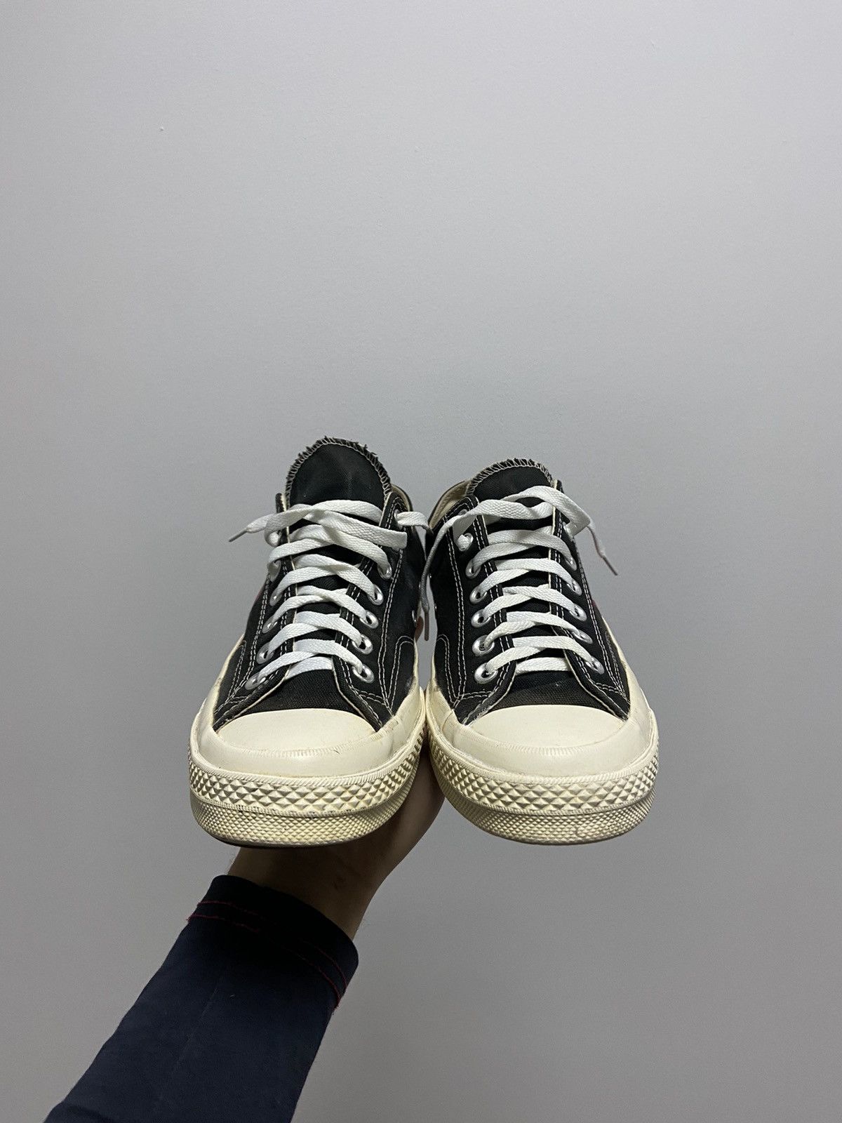 Comme des Garcons PLAY × Converse × Vintage Play Come Des Garcons x Converse Vintage Low Top Size US 9 / EU 42 - 2 Thumbnail