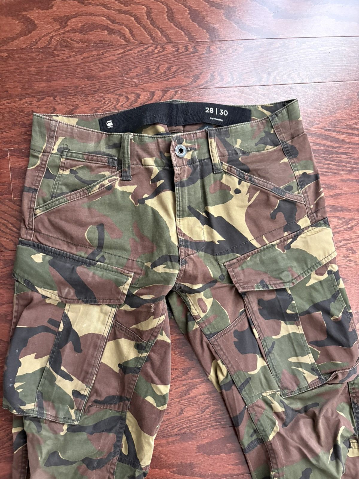 G-Star G Star Rovic 3D Tapered Camo Cargo Pants Size US 28 / EU 44 - 2 Thumbnail