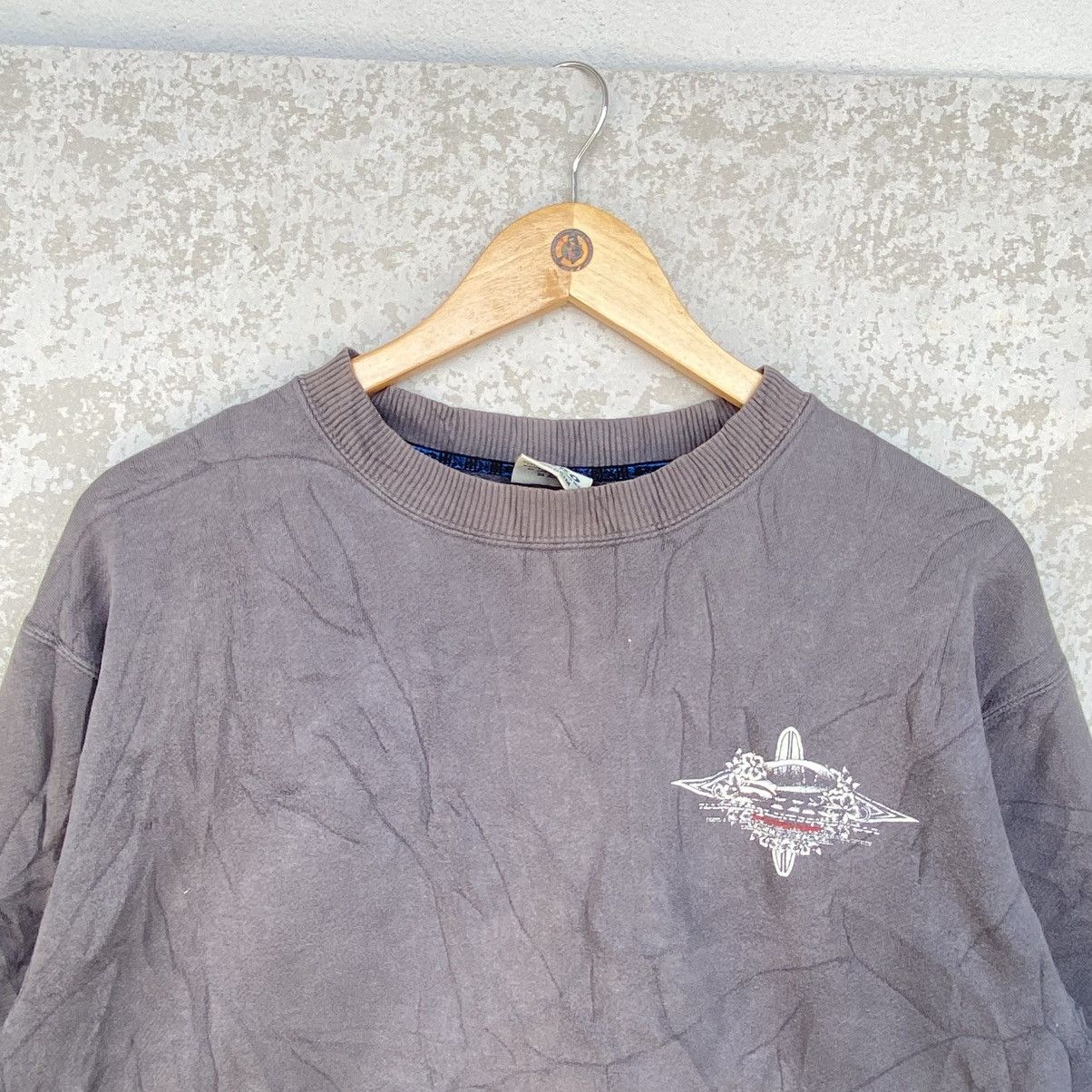 Other Vintage Piko Hawaii Big Printed Crewneck Sweatshirt Gray Size US M / EU 48-50 / 2 - 4 Thumbnail