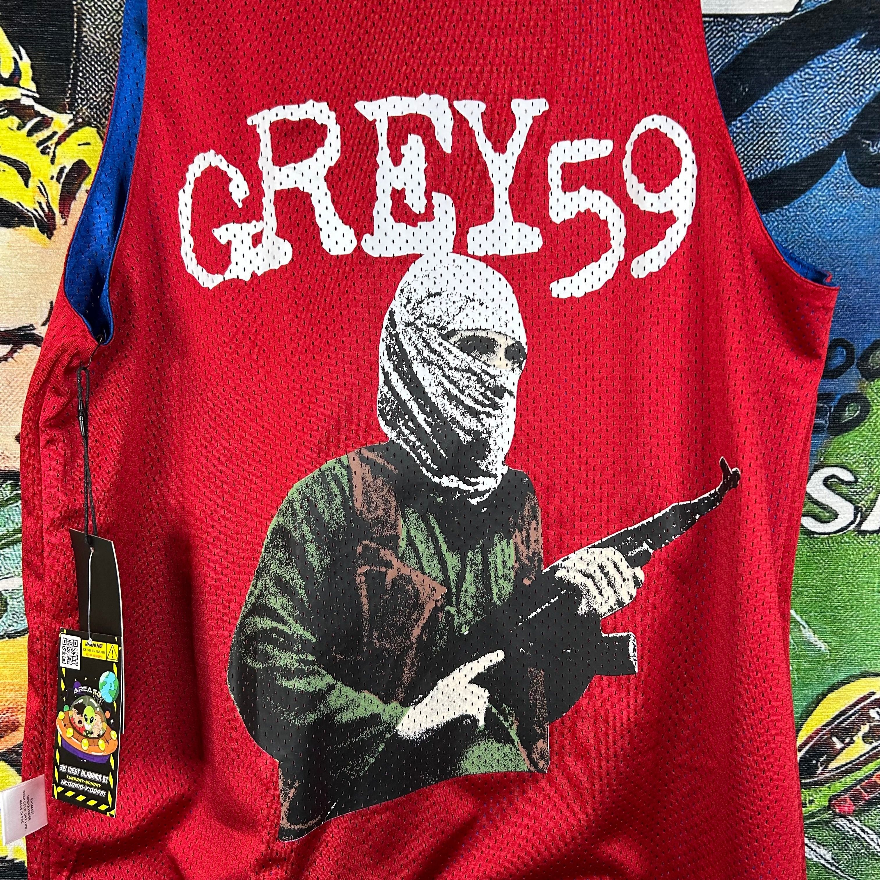 G59 Records G59 Records ‘Infidel’ Reversible Warm Up Red/Blue Jersey Size US M / EU 48-50 / 2 - 8 Thumbnail