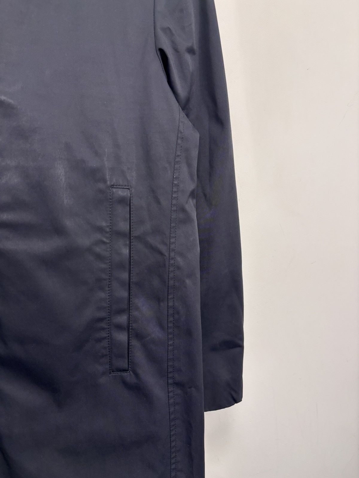 Kenzo Kenzo Homme Men’s Black Cotton Nylon Blend Trench Coat Size US M / EU 48-50 / 2 - 8 Thumbnail
