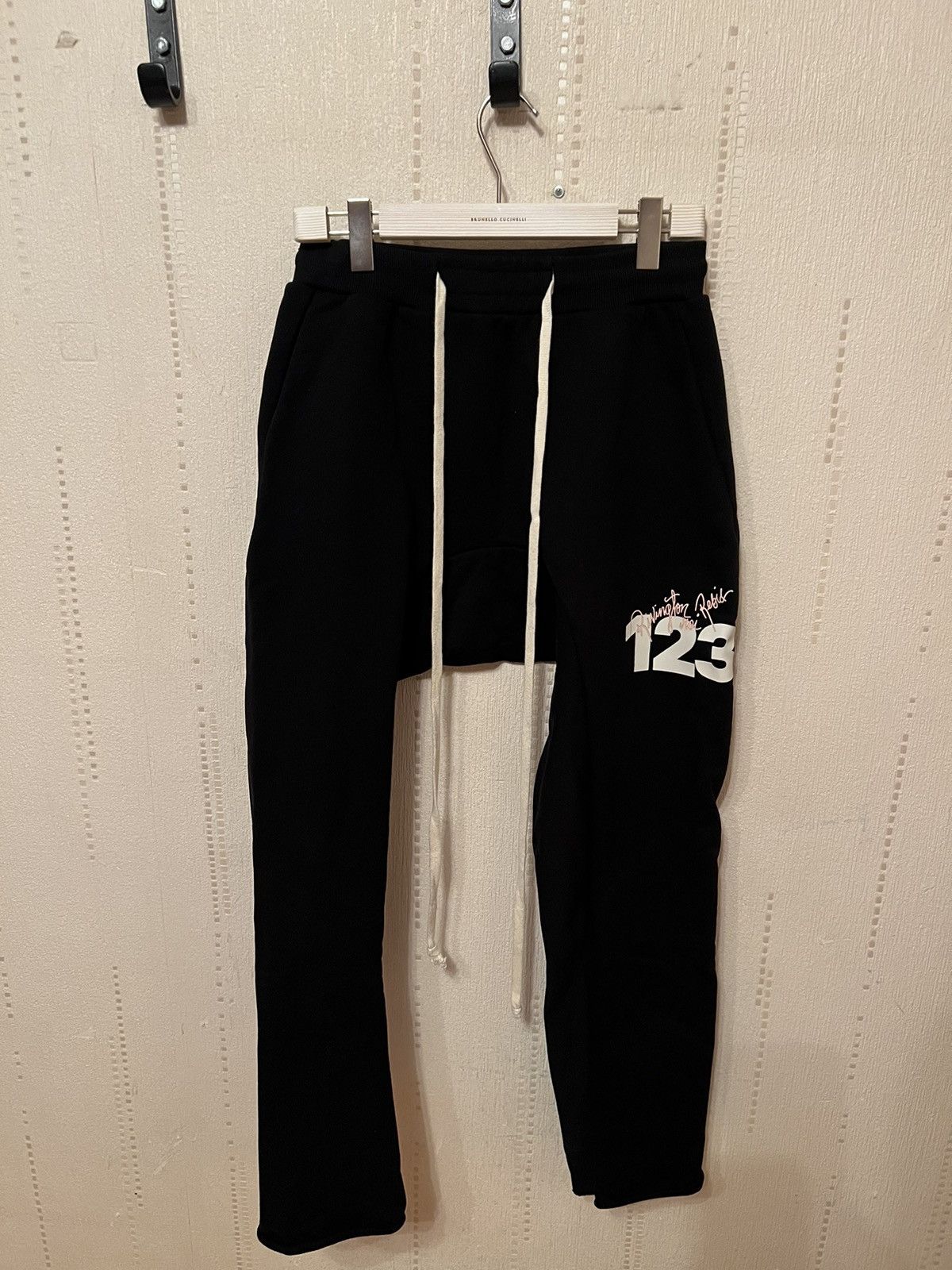 image of Rrr 123 Rrr123 Logo Sweatpants in Black, Men's (Size 34)