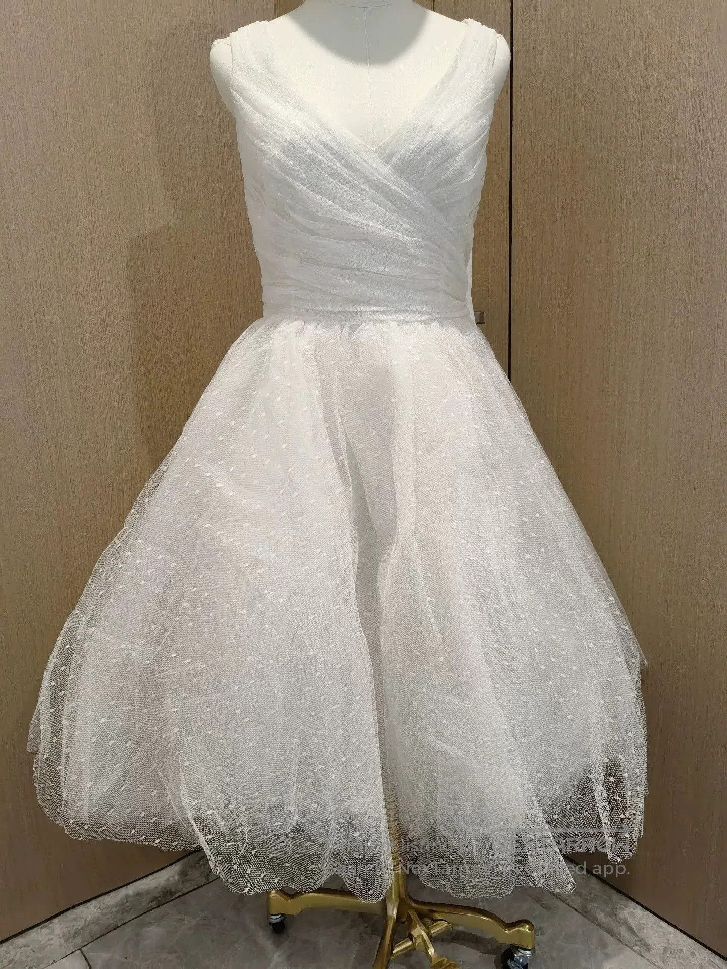 Valentino VALENTINO White Mini Wedding Dress. Size ONE SIZE - 2 Thumbnail