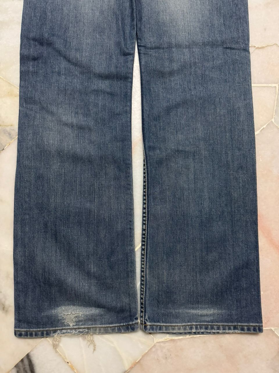 H&M 💥Grunge💥Vintage H&M Logg Mudwash Insane Distressed Denim Size US 31 - 21 Thumbnail