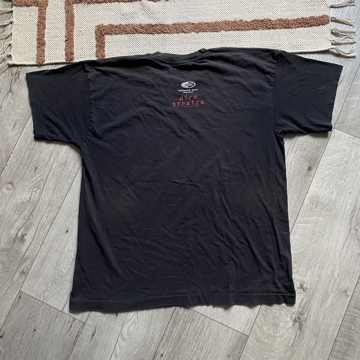 Band Tees VINTAGE DIRE STRAIGHTS SUNFADED PHILIPS DCC T SHIRT Size US XL / EU 56 / 4 - 4 Thumbnail
