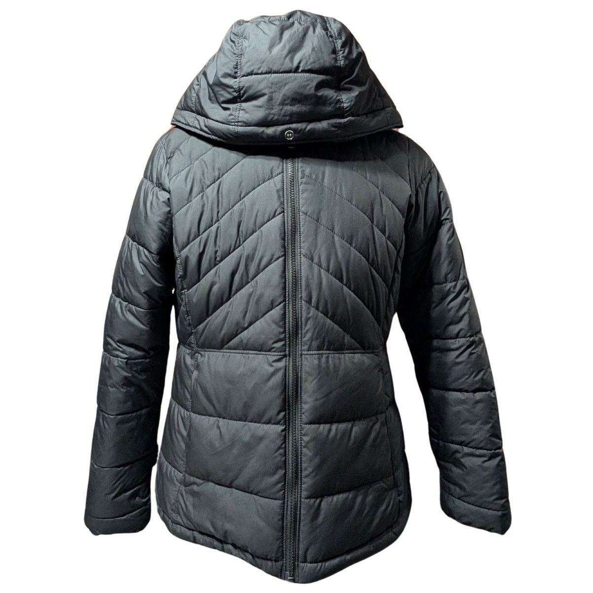 Columbia Columbia Black Puffer Jacket Hooded Women’s Size L USED Size L / US 10 / IT 46 - 1 Thumbnail