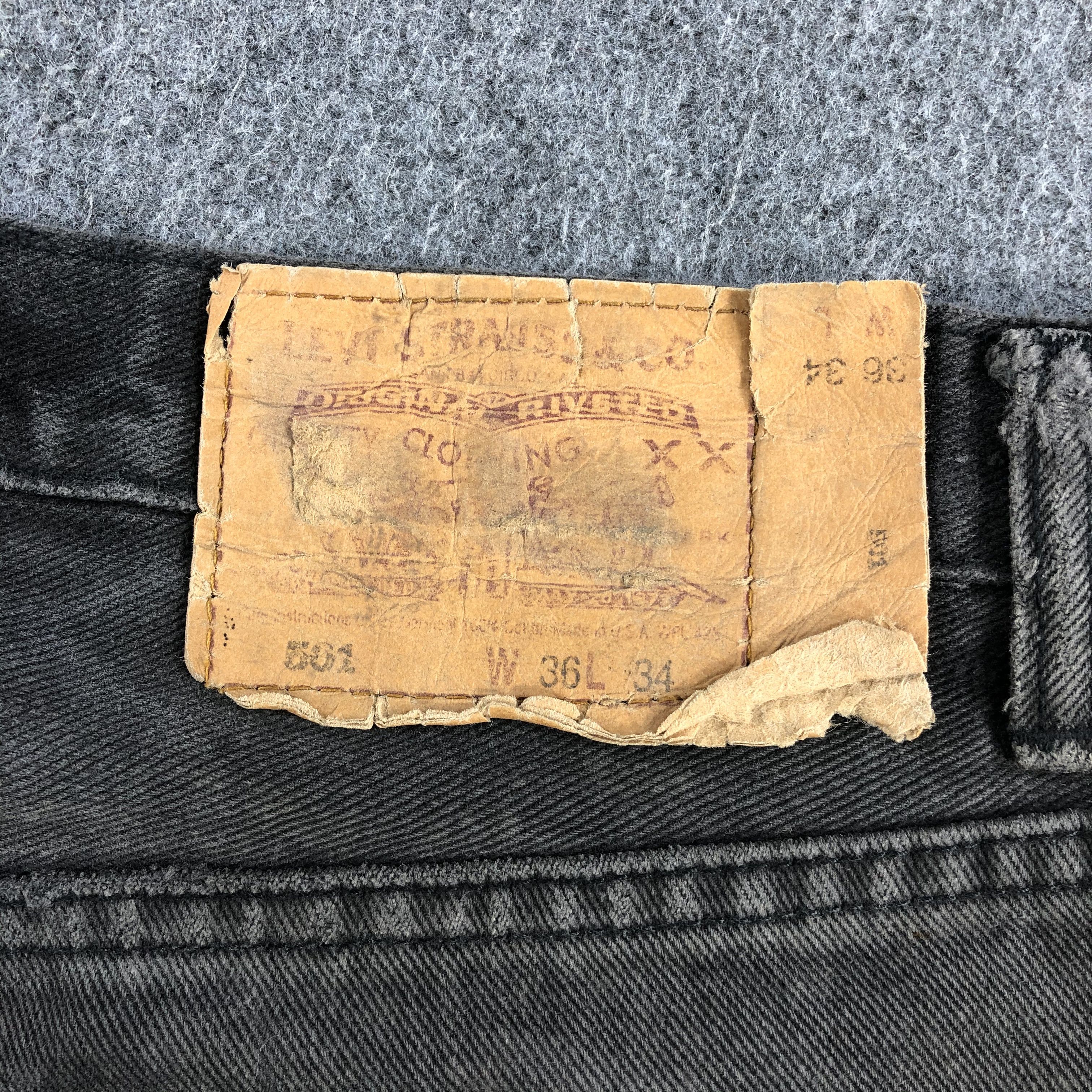 Levi's Vintage 90s Levis 501 Earth Tone Jeans-J1528 Size US 35 - 5 Thumbnail