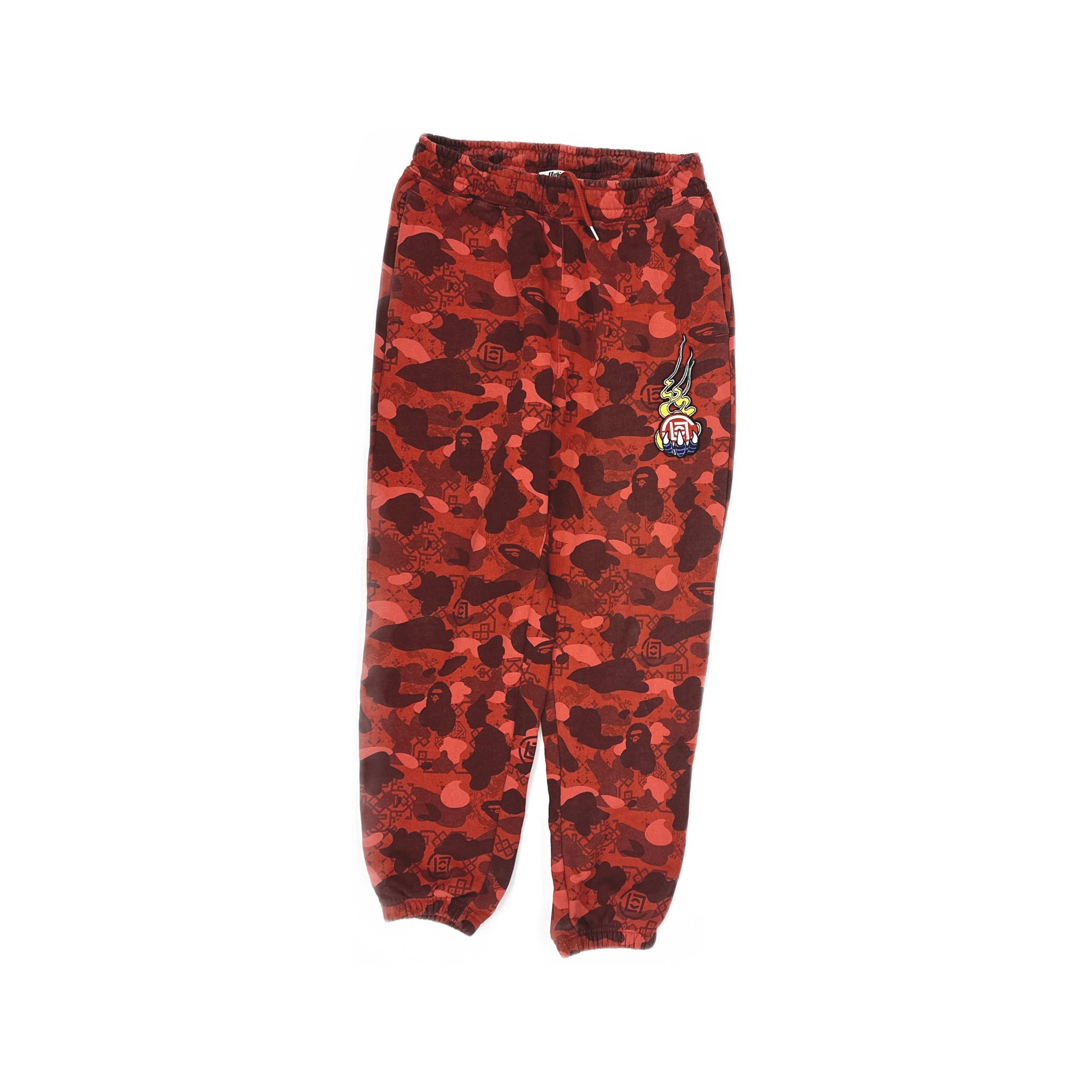 Bape A Bathing Ape x CLOT Camo Sweatpants Size L Size US 34 / EU 50 - 1 Thumbnail