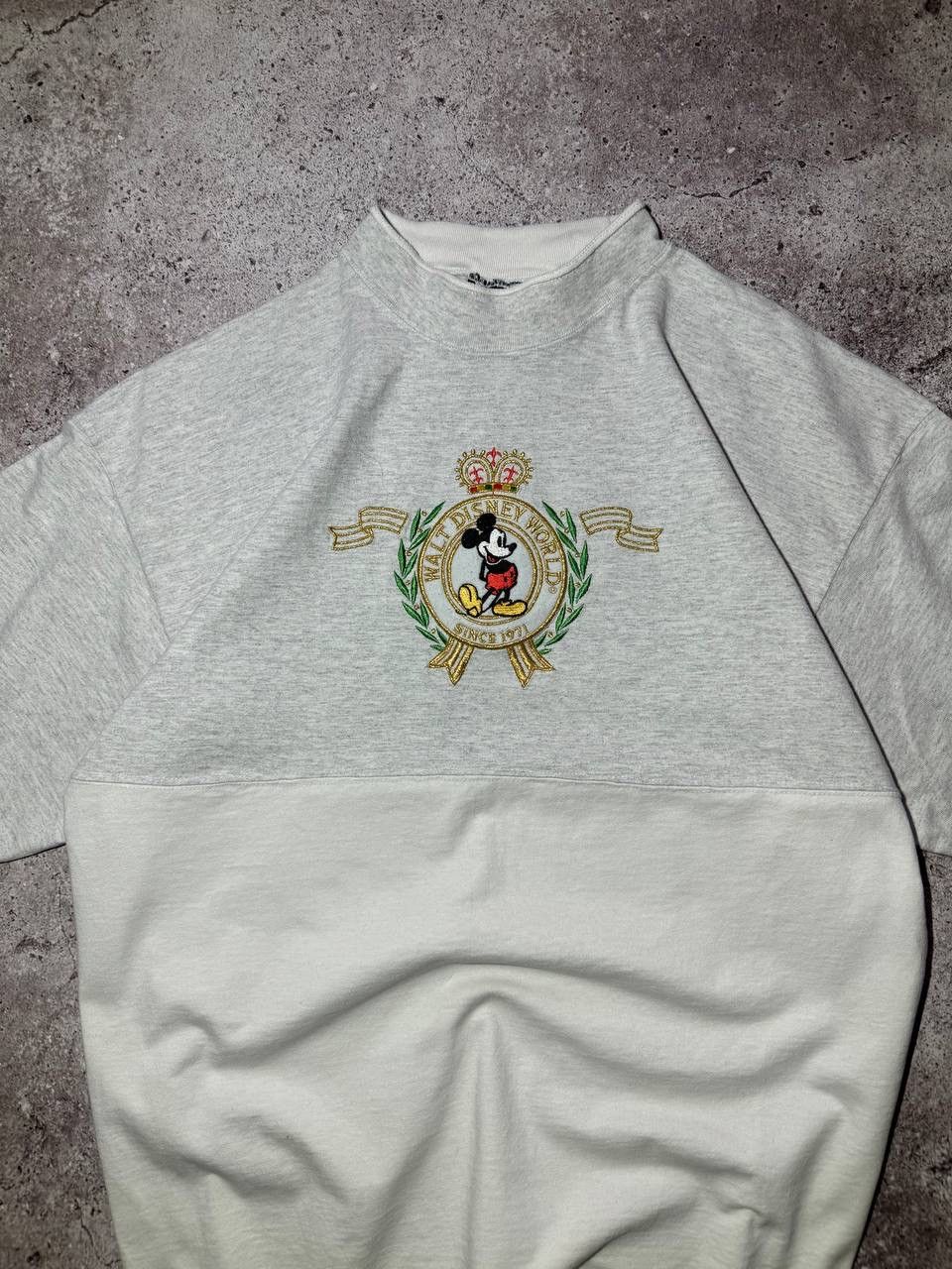 Disney × Mickey Mouse × Vintage Vintage Disney Mickey Mouse 90s T-shirt Embroidered Logo Size US XL / EU 56 / 4 - 2 Thumbnail