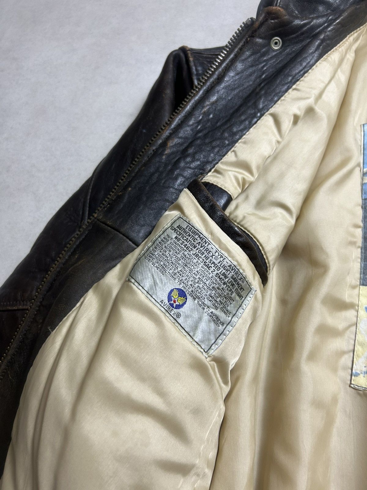 Other Rare Vintage 1991 Avirex A-2 Flight Jacket Size US L / EU 52-54 / 3 - 7 Thumbnail