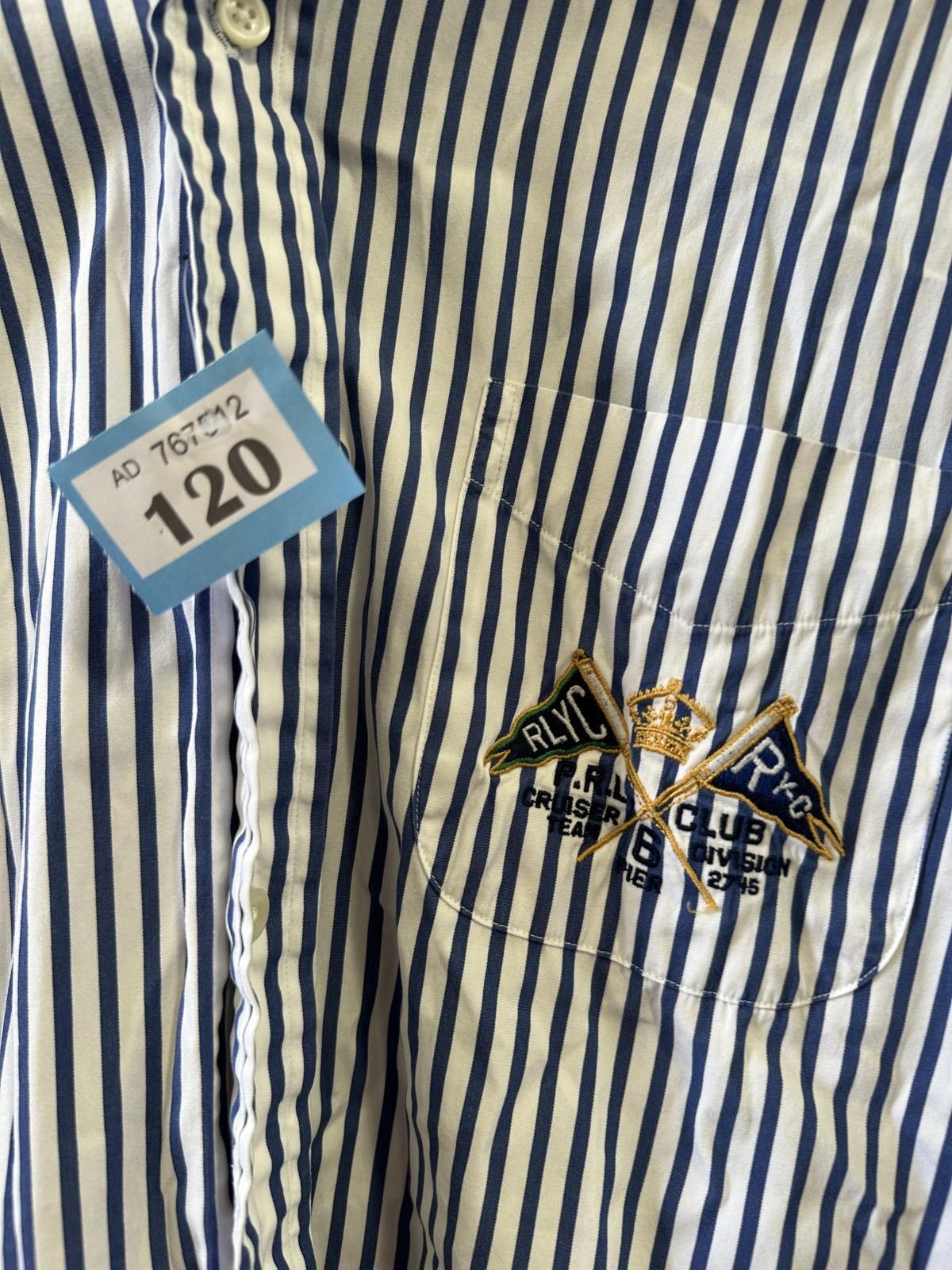 Polo Ralph Lauren Polo Ralph Lauren Men's Striped Casual Shirt Size US L / EU 52-54 / 3 - 3 Thumbnail