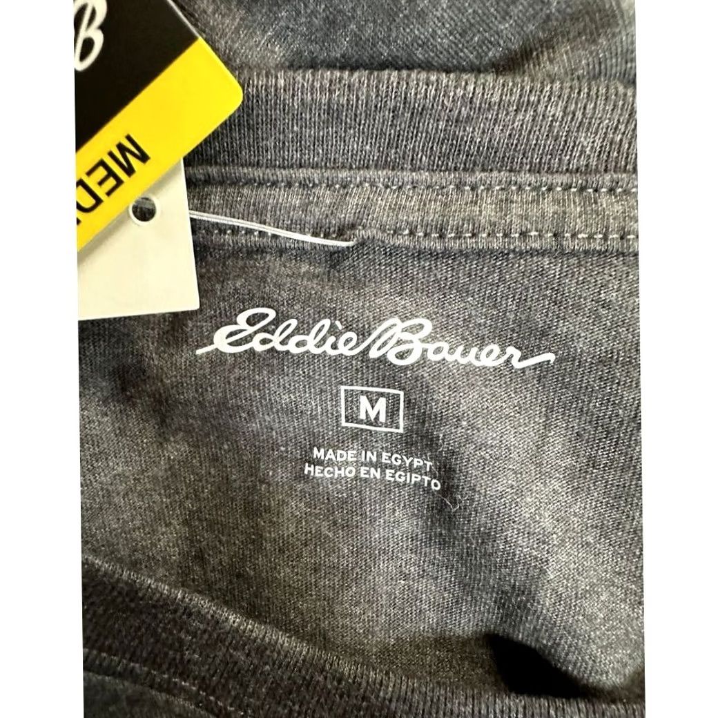 Eddie Bauer Eddie Bauer T-Shirt Mens Medium Asphalt Ridge Grey Graphic Long Sleeve Tee NEW Size US M / EU 48-50 / 2 - 4 Thumbnail