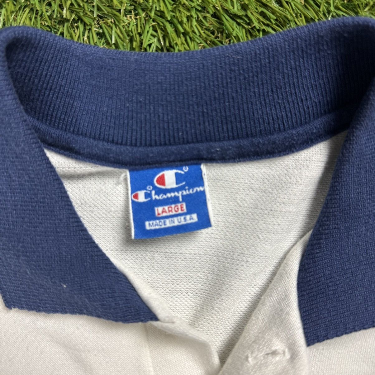 Champion Vintage 90s Champion Notre Dame Button Down Polo Shirt Size US L / EU 52-54 / 3 - 6 Thumbnail
