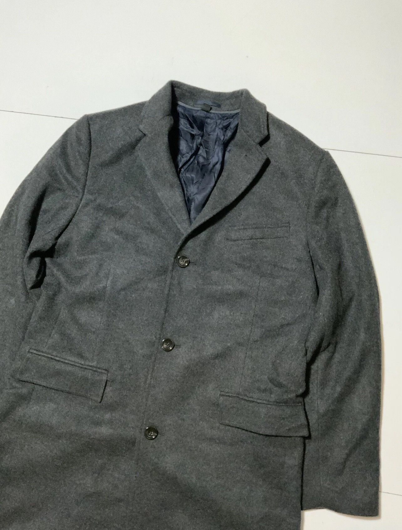 J.Crew $450 J. Crew Ludlow Wool Cashmere Charcoal Overcoat Coat Size US M / EU 48-50 / 2 - 6 Thumbnail