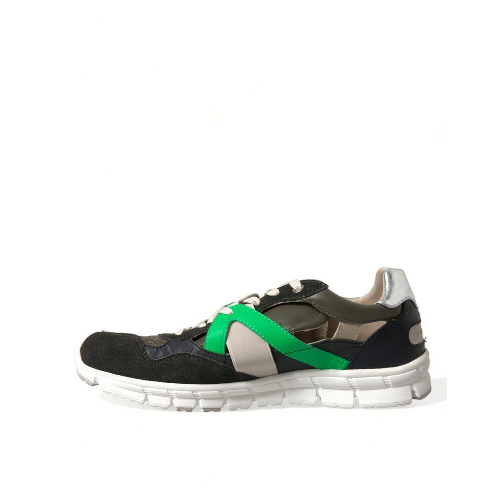 Dolce & Gabbana Dolce & Gabbana Exquisite Multicolor Low-Top Designer Sneake Size US 8 / EU 41 - 5 Thumbnail